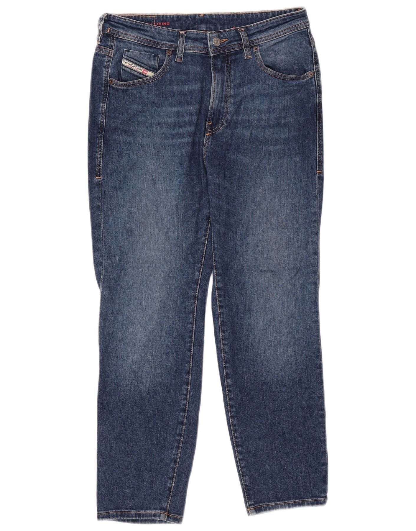 Diesel Womens Slim Jeans W28 L26 Blue Cotton Size 42" / US 20 - 1 Thumbnail