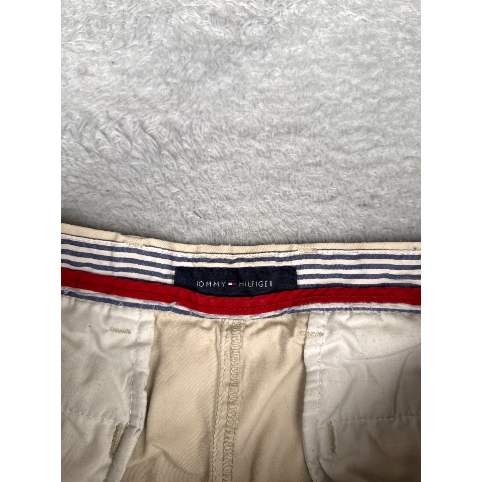 Tommy Hilfiger Tommy Hilfiger Shorts Mens 32 Beige Chino 100% Cotton Twill Golf Zip Fly 34x10 Size US 32 / EU 48 - 7 Thumbnail
