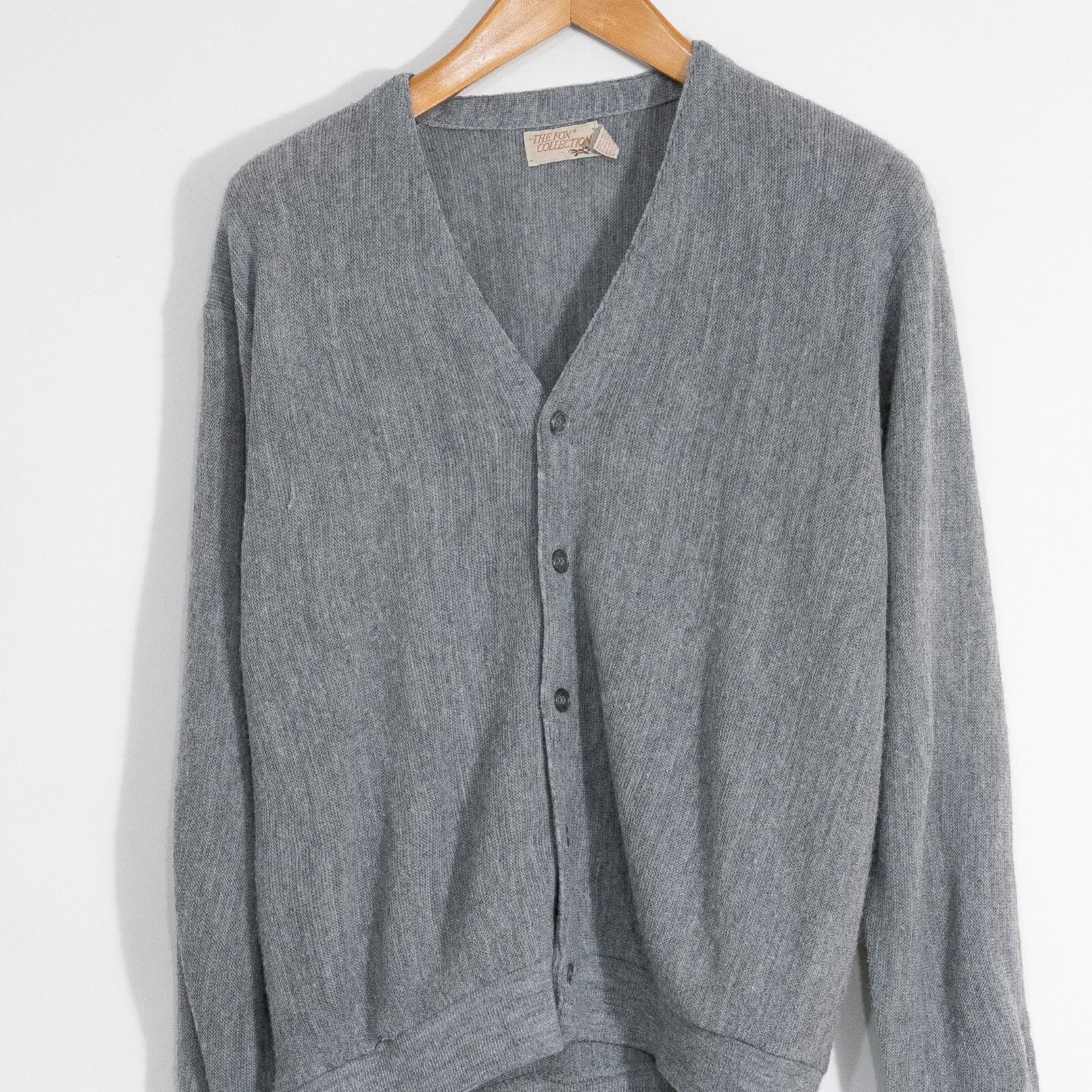 Vintage Vintage Fox Collection Acrylic Cardigan Sweater Mens Medium Size US M / EU 48-50 / 2 - 2 Thumbnail
