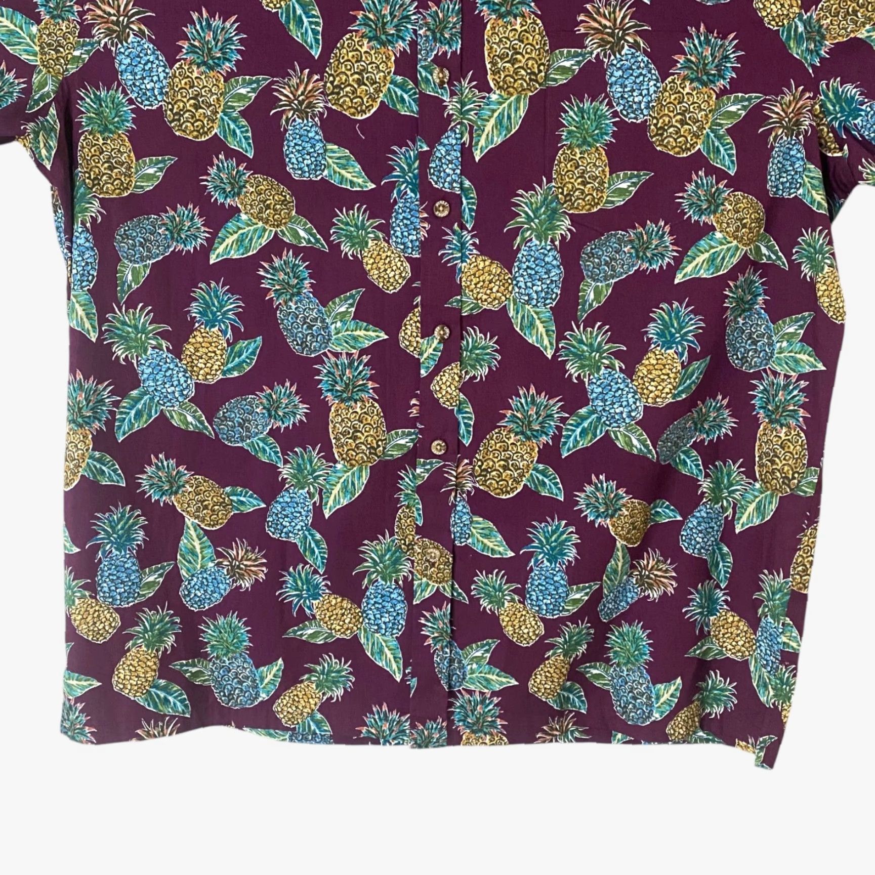 Vintage VINTAGE Cooke Street Hawaiian Shirt Men 2XL Short Sleeve Button-Up Pineapple Print Casual Beach Summer Size US XXL / EU 58 / 5 - 6 Thumbnail