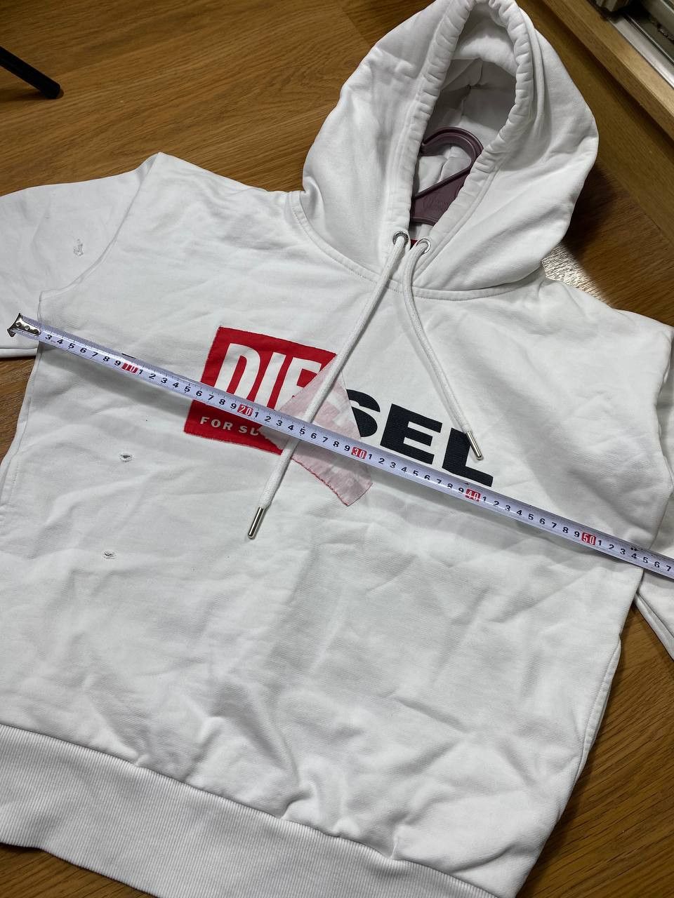 Diesel Vintage Diesel Big Logo Faded Zip Hoodie Y2K Size US XXS / EU 40 - 9 Thumbnail