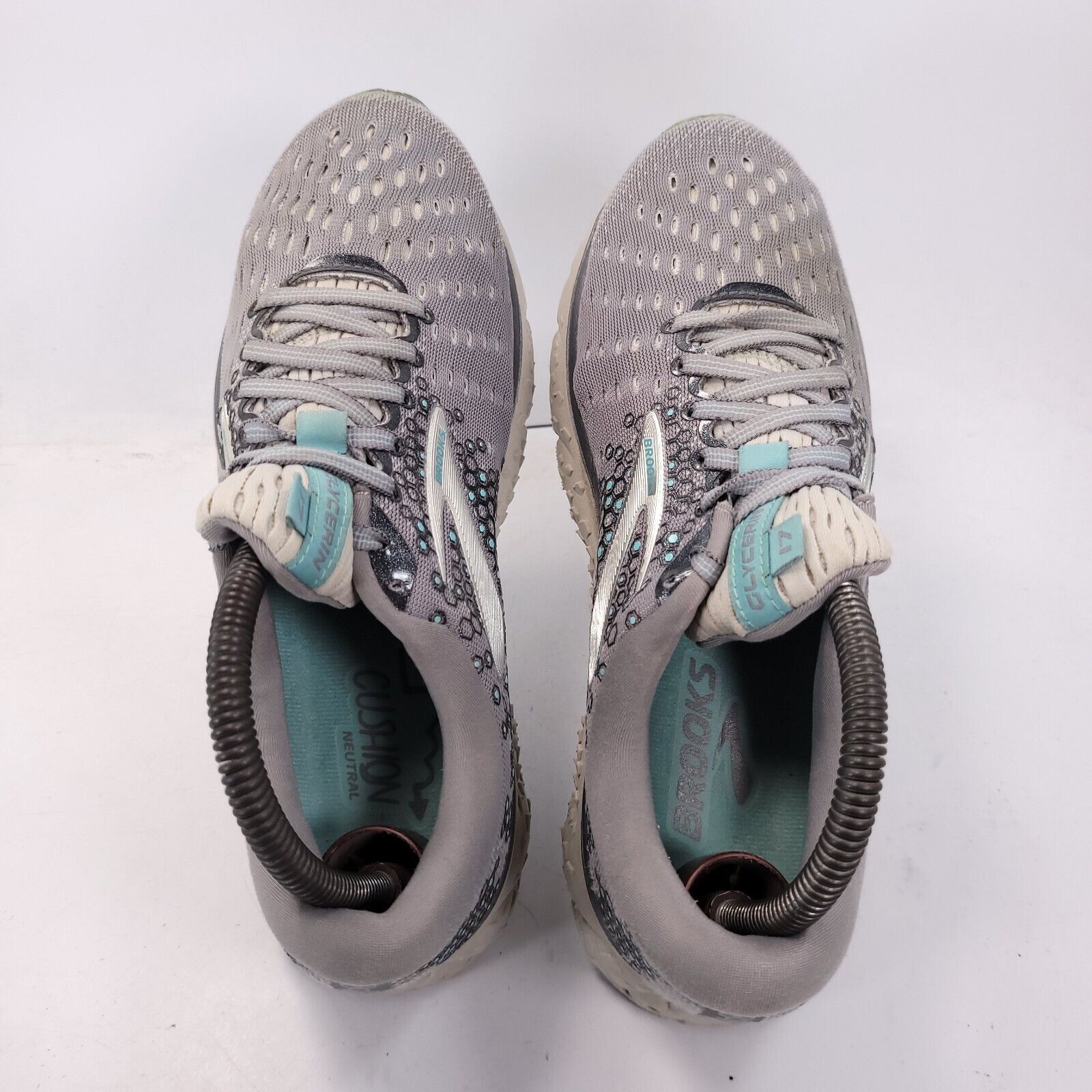 Brooks Brooks Glycerin 17 Shoe Women Size 8.5 1202831B070 Gray Blue Size US 8.5 / IT 38.5 - 4 Thumbnail