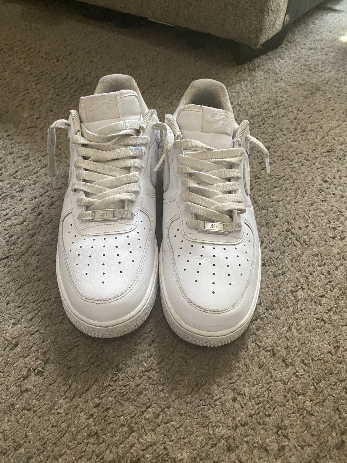 Nike White Nike Air Force 1 (Size 11) – Gently Used & Clean Size US 11.5 / EU 44-45 - 4 Thumbnail