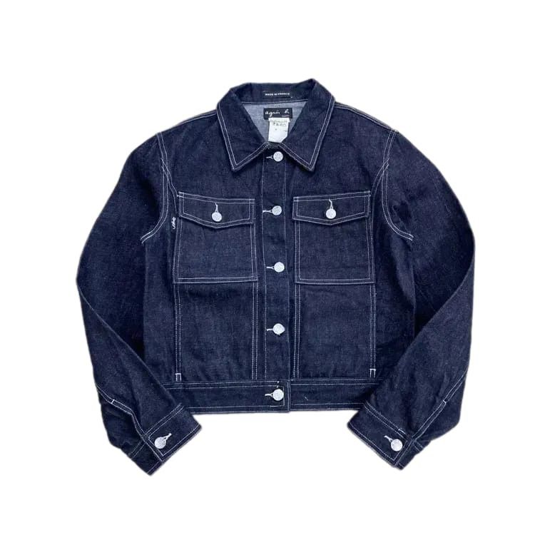 agnes b. Vintage Agnes B Indigo Denim Jackeg Size US M / EU 48-50 / 2 - 1 Thumbnail