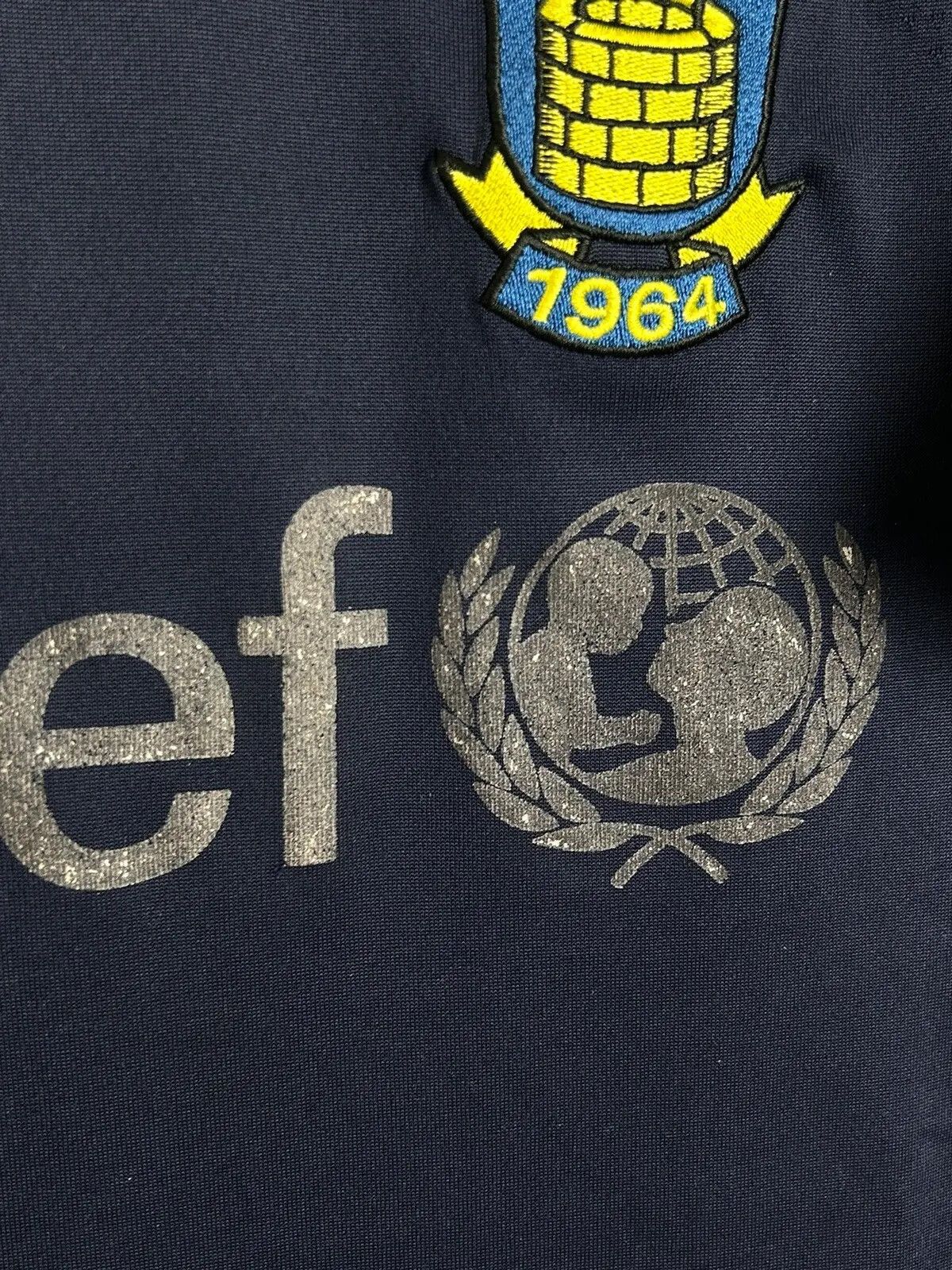 Adidas 00s Vintage Adidas x Borndby IF 2009/10 Away Soccer Jersey Size US L / EU 52-54 / 3 - 4 Thumbnail