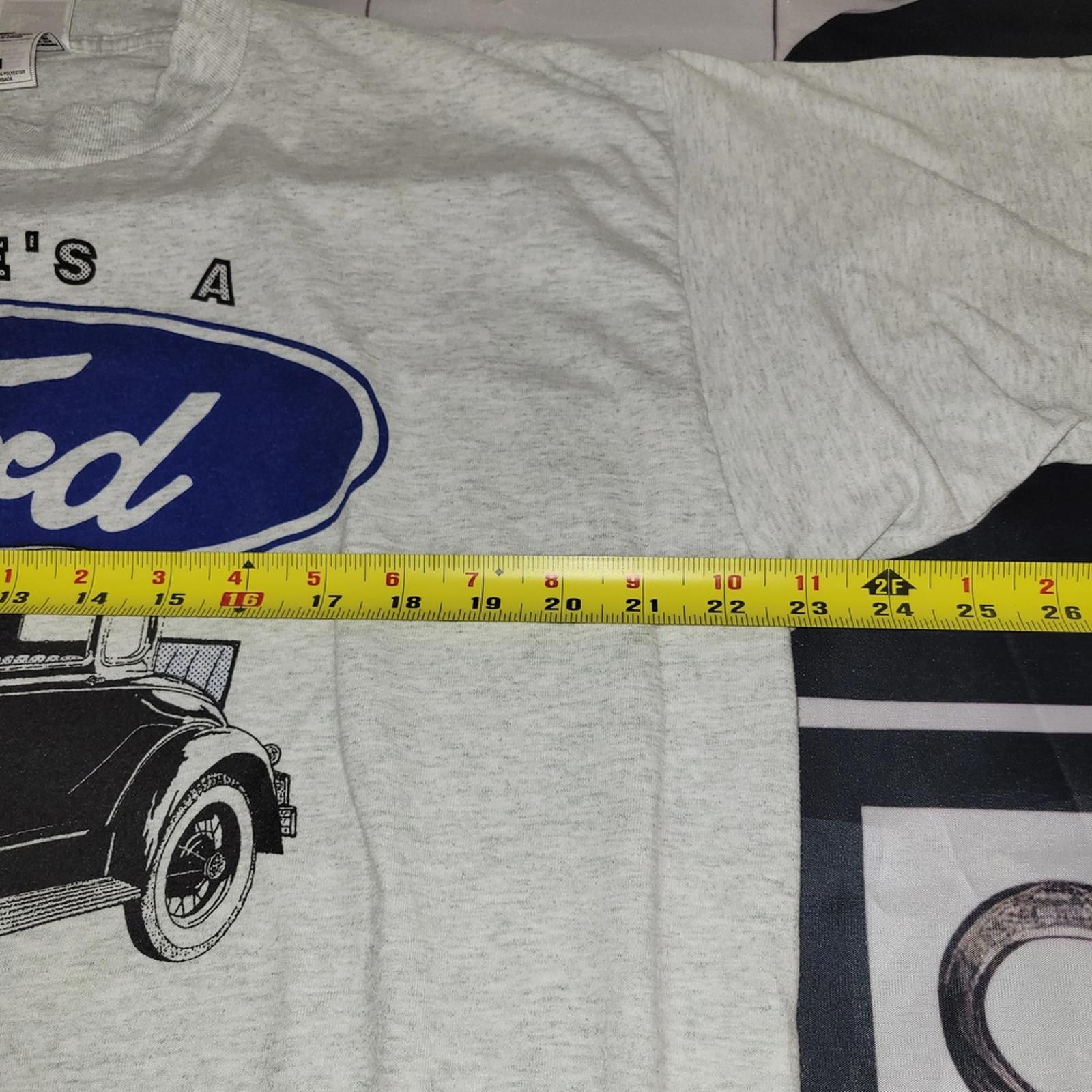 Fruit Of The Loom Vintage Ford Tee Men's Single Stitch Fruity Tag Extra Large Size US XL / EU 56 / 4 - 3 Thumbnail
