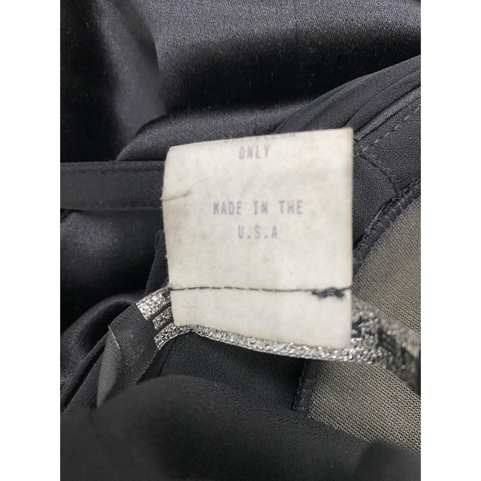 Dana Lee Dina Bar-el Balgown Cocktail Dress USA made Black 12 A000622 Size XL / US 12-14 / IT 48-50 - 10 Thumbnail