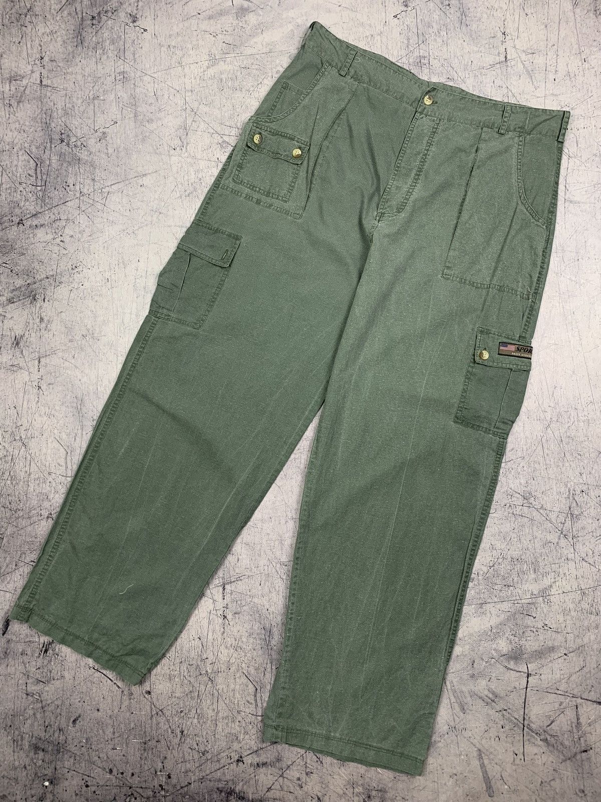Vintage Vintage Y2K USA Cargo Multi Pocket Pants Travis Schott XXL Size US 38 / EU 54 - 1 Thumbnail