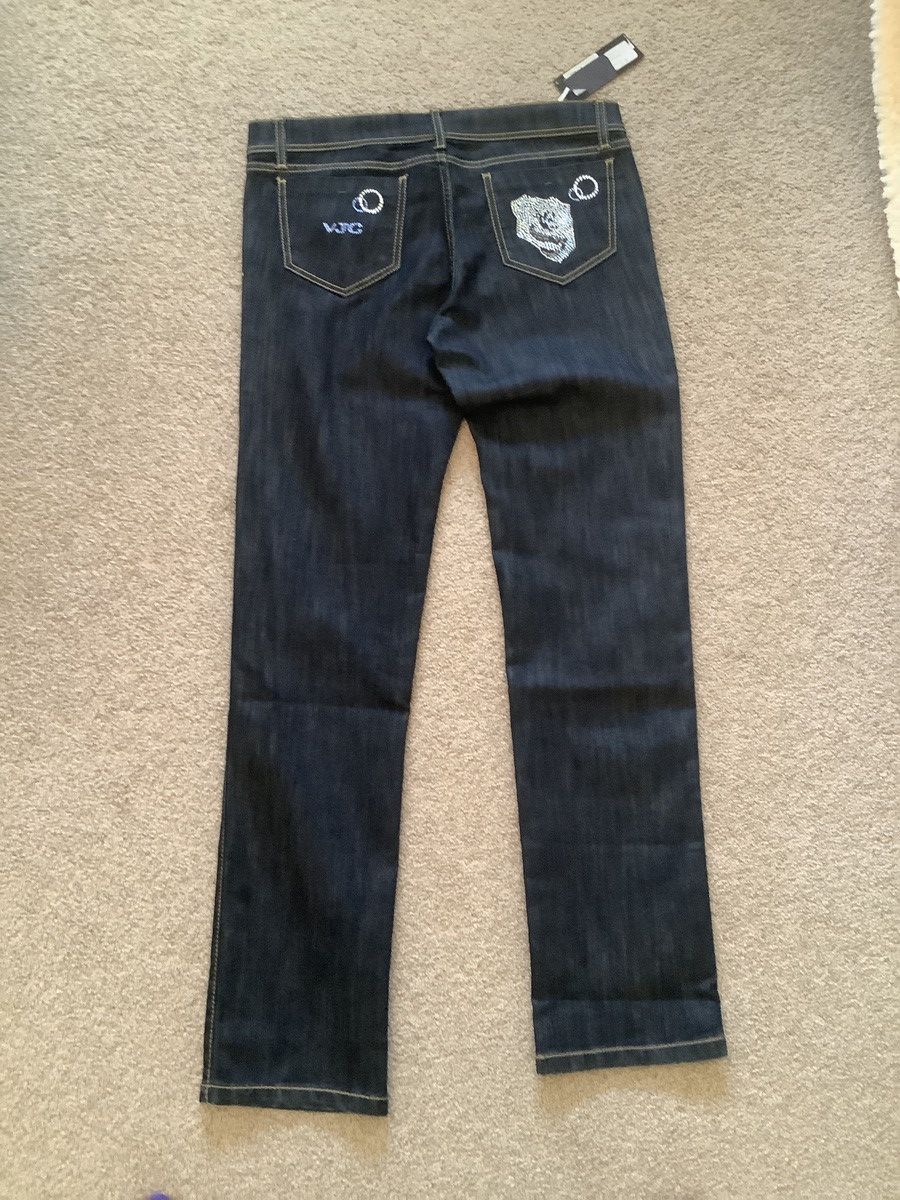 Versace Jeans Couture Rare Versace diamante embellished jeans- New with tags Size 31" - 3 Thumbnail