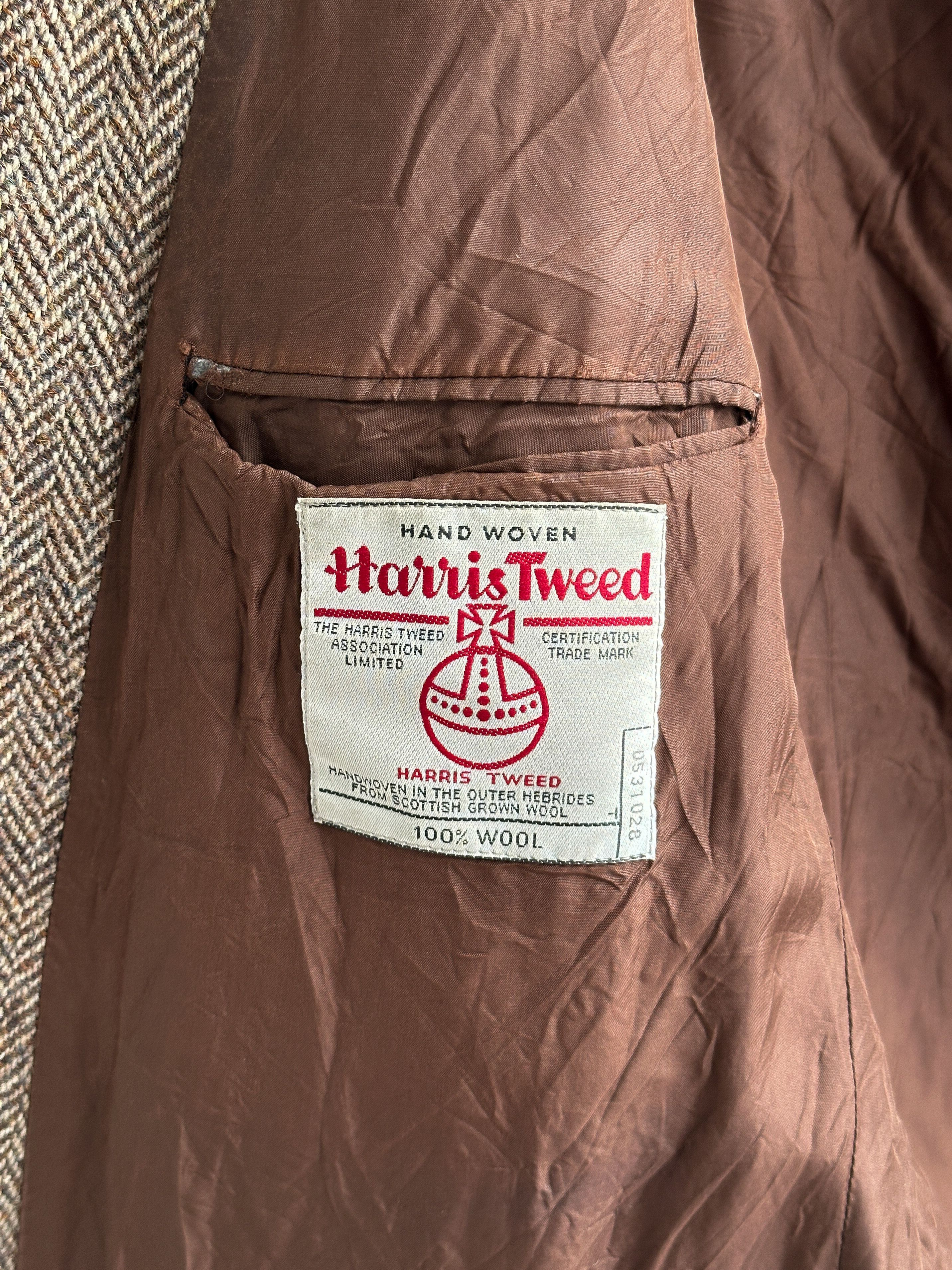 Harris Tweed Vintage Harris Tweed Blazer Size 46R - 9 Thumbnail