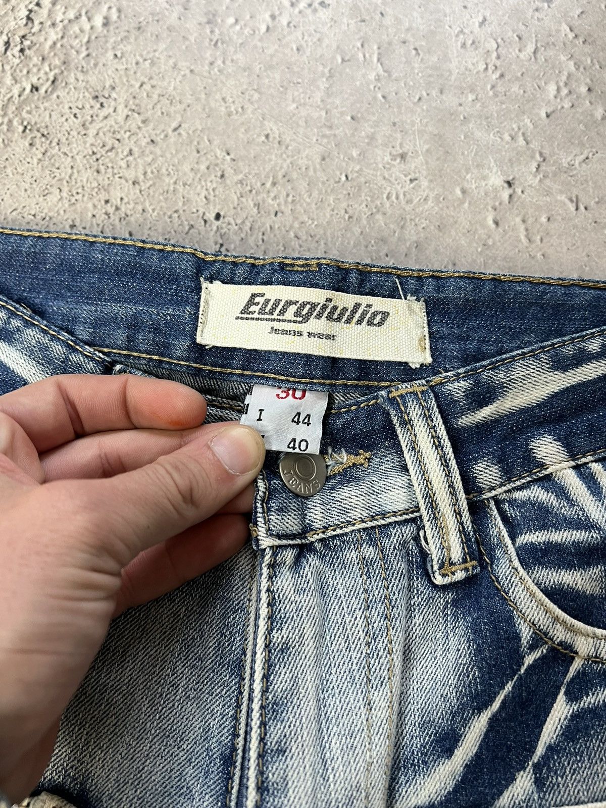 Japanese Brand × Junya Watanabe × Vintage Vintage PATCHWORK DENIM DISTRESSED SHORTS 2000s Size US 30 / EU 46 - 4 Thumbnail