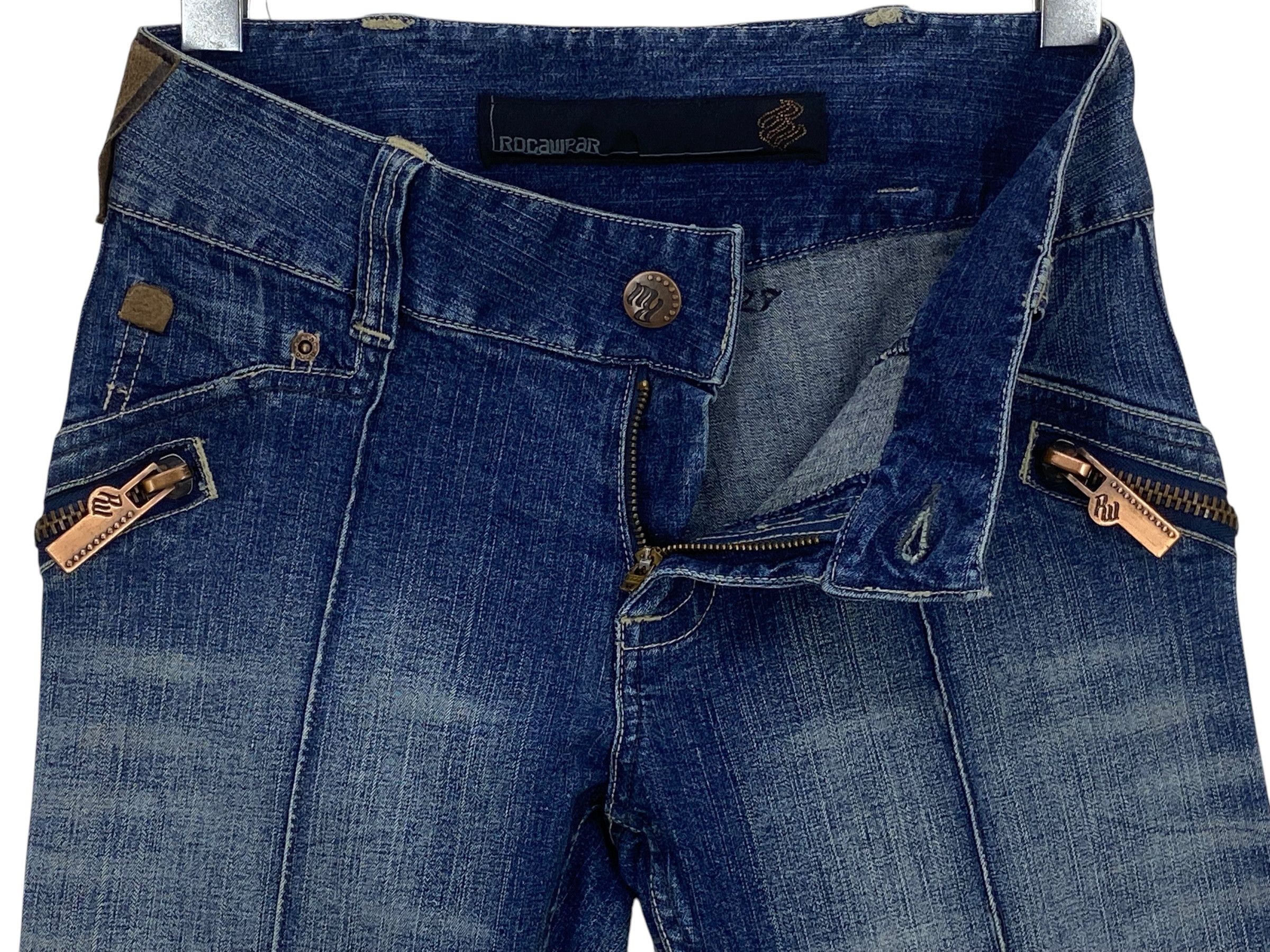 Jay-Z × Rocawear Rocawear Hip Hop Skateboards Flare Jeans Size 25" / US 0 / IT 36 - 8 Thumbnail
