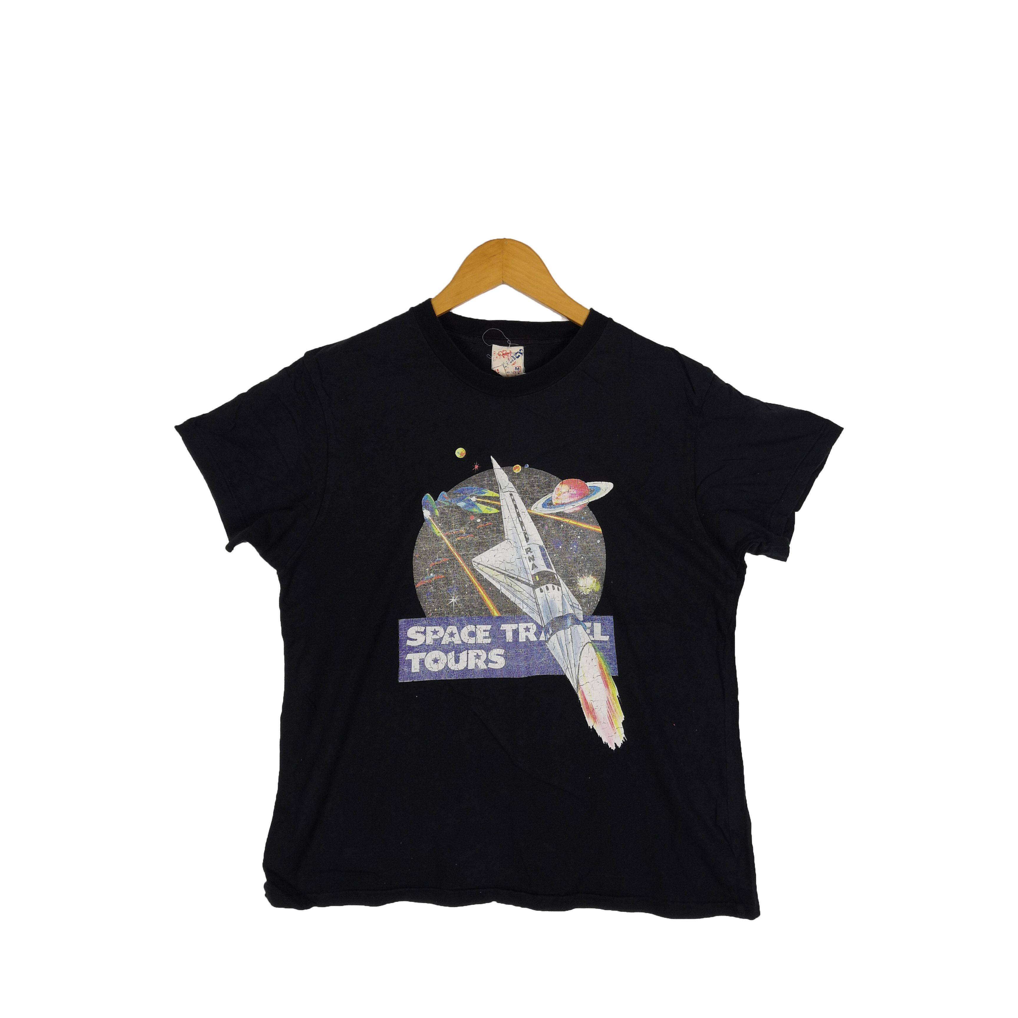 Vintage Vintage Space Travel Tours T-Shirt Iron On Crewneck Tees Size US M / EU 48-50 / 2 - 1 Thumbnail