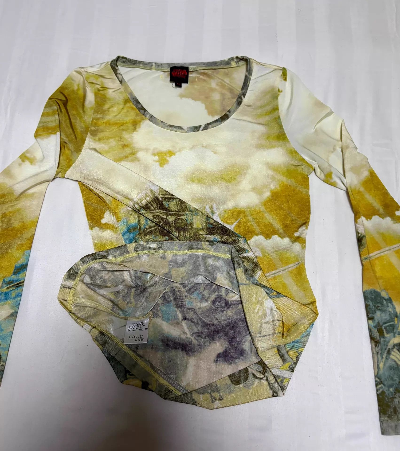 Jean Paul Gaultier Jean Paul Gaultier vintage knight tattoo print top 40 Size S / US 4 / IT 40 - 6 Thumbnail