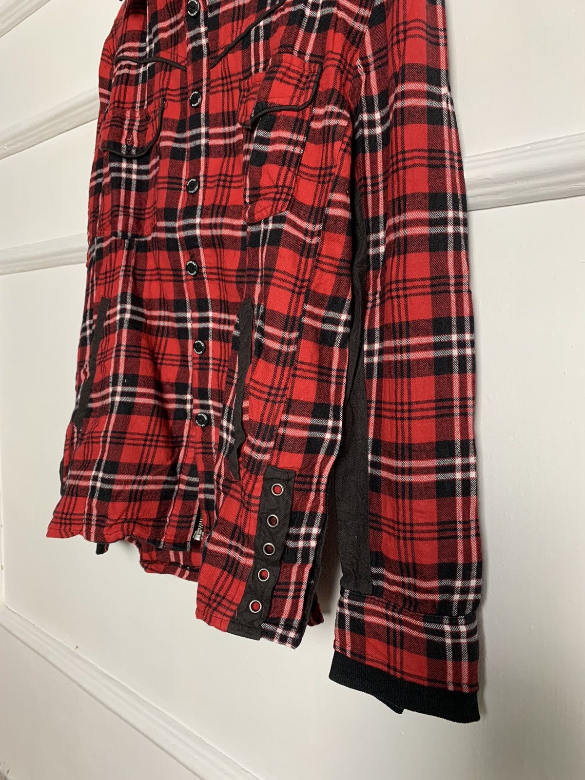 If Six Was Nine × Japanese Brand × Le Grande Bleu (L.G.B.) cero nias flannel zipper hoodie button ups shirt Size US M / EU 48-50 / 2 - 6 Thumbnail