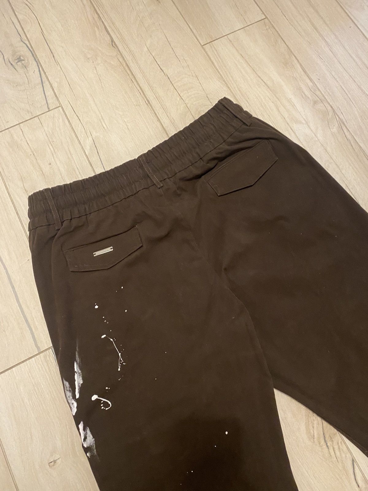 Maniere De Vior Maniere De Vior Handpanited Brown Cargo Pants Size US 32 / EU 48 - 11 Thumbnail