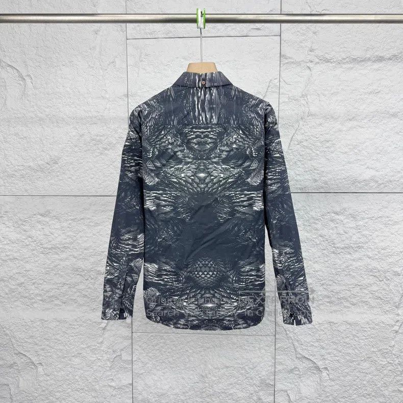 Givenchy Givenchy Size38 Totem Collar Long Sleeve Shirt Size US M / EU 48-50 / 2 - 2 Thumbnail