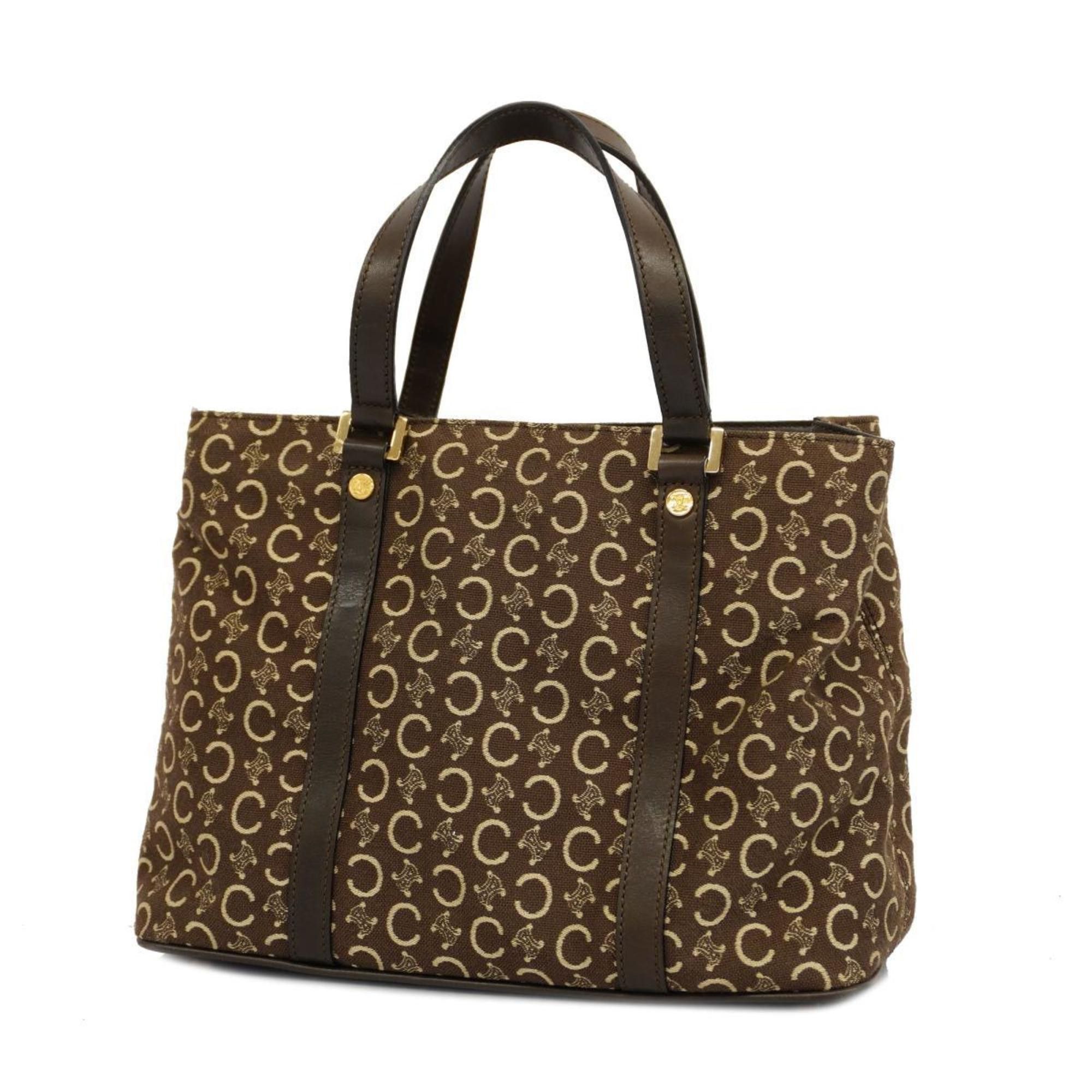 image of Celine Handbag C Macadam Canvas Brown Ladies, Women's