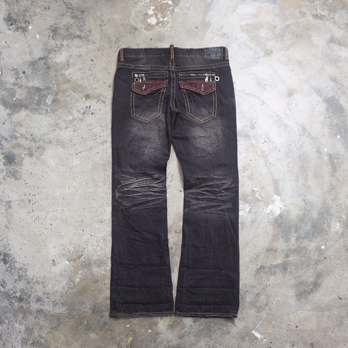 PPFM Premium vintage by semantic design flare jeans Size US 36 / EU 52 - 8 Thumbnail