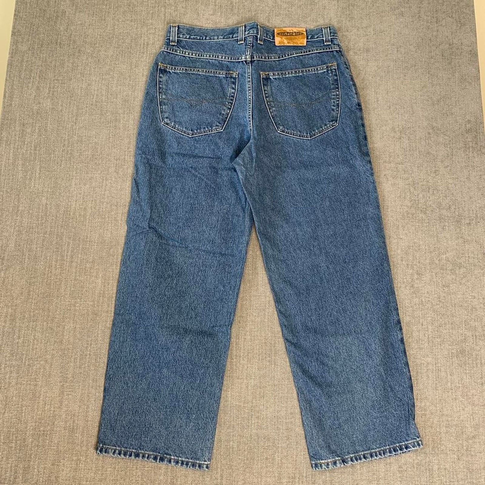 Anchor Blue Y2K Anchor Blue Wide Leg Denim Jeans Size US 37 - 3 Thumbnail