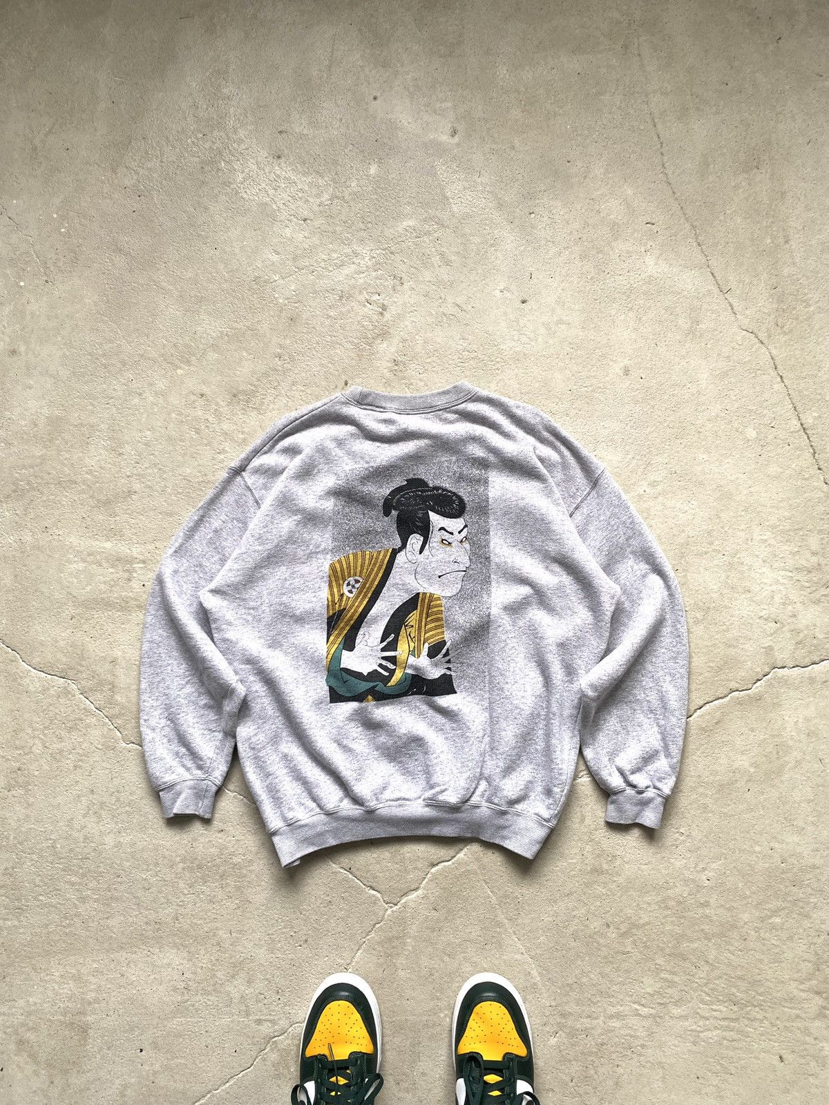 Vintage Rare! Vintage Kabuki Japanese Sweatshirt Archival Y2K Hype Size US M / EU 48-50 / 2 - 1 Thumbnail