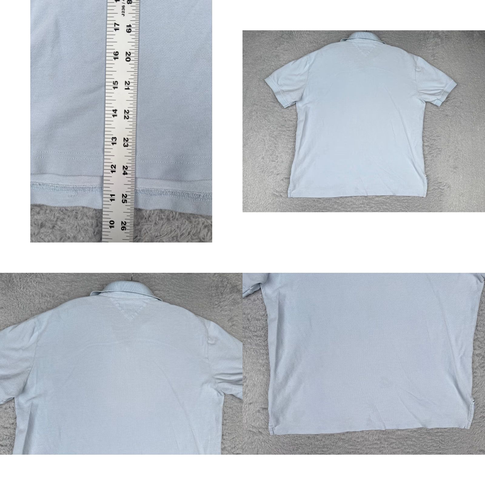 Tommy Hilfiger Tommy Hilfiger Polo Shirt Men Large Blue 100% Cotton Short Sleeve Golf Size US L / EU 52-54 / 3 - 9 Thumbnail