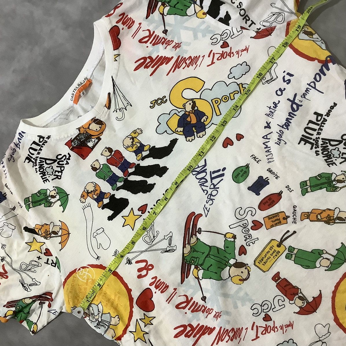 Jean Charles De Castelbajac Vintage Castelbajac Sport Overprint Size US L / EU 52-54 / 3 - 10 Thumbnail