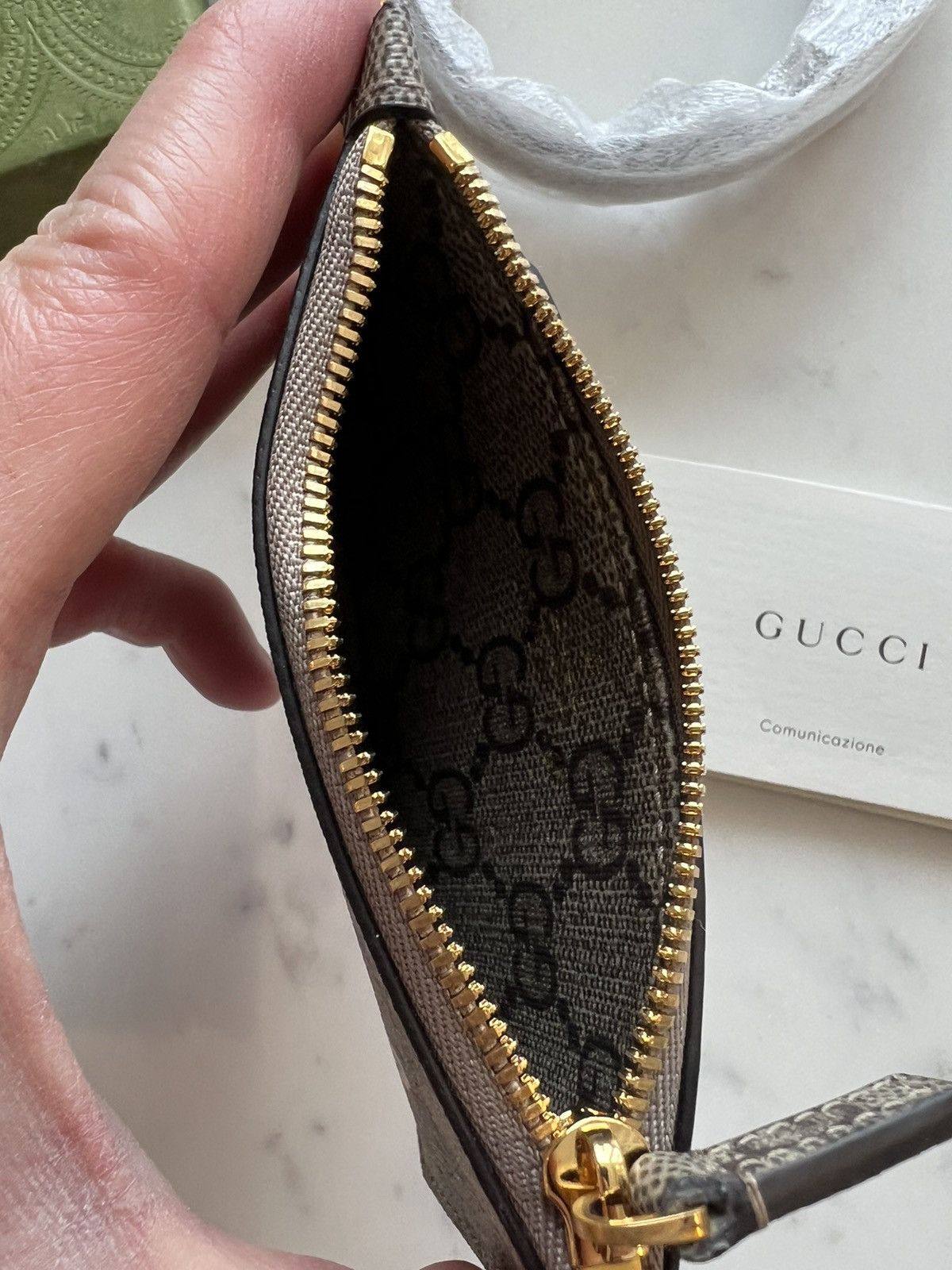 Balenciaga × Gucci Gucci x Balenciaga The Hacker Project Card Case with Strap Size ONE SIZE - 5 Thumbnail