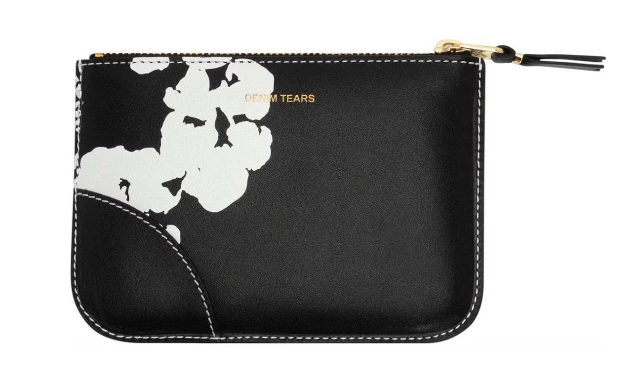 DENIM TEARS x Comme des Garcos Cotton Wreath Zip Pouch Size ONE SIZE - 1 Preview