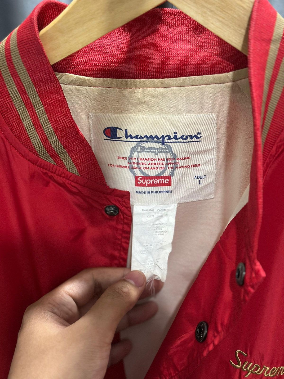 Champion × Supreme SS11 Supreme x Champion Coach Jacket Size US L / EU 52-54 / 3 - 5 Thumbnail
