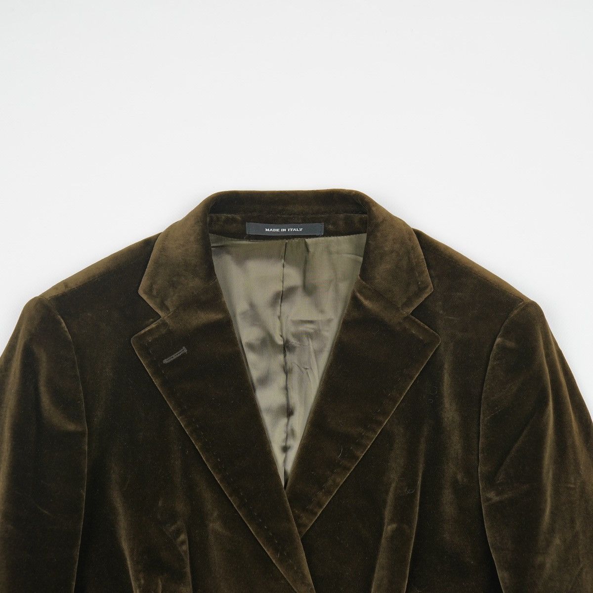 Tagliatore Tagliatore Velour Tuxedo Dark Green Coat Velvet Jacket Size M / US 6-8 / IT 42-44 - 6 Thumbnail