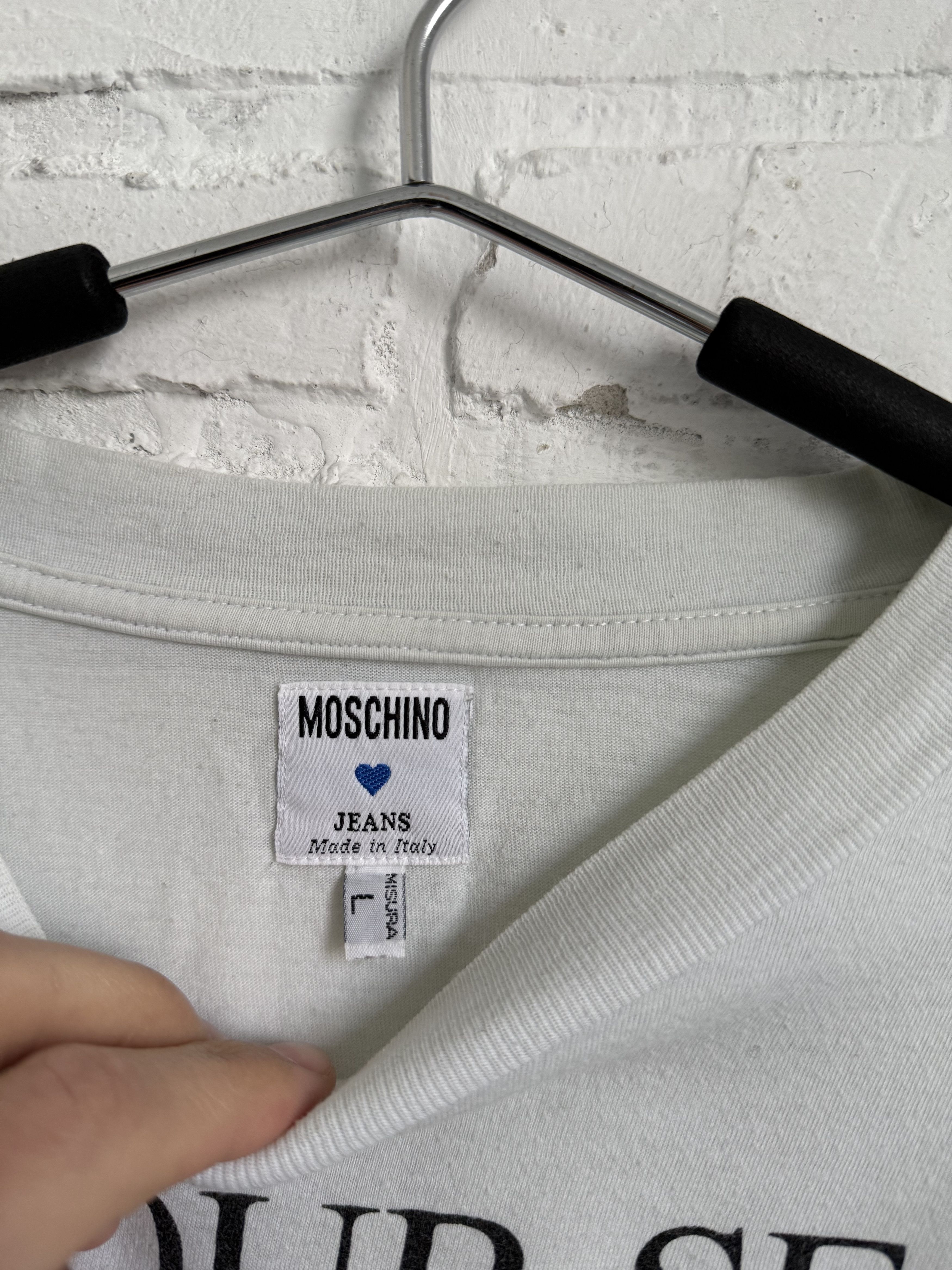 Moschino RARE vintage Moschino save our seas t-shirt Size US L / EU 52-54 / 3 - 2 Thumbnail