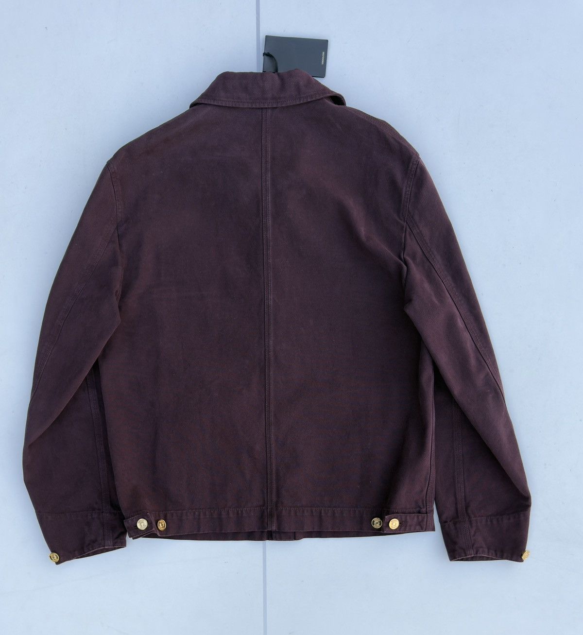 Versace Versace Overdyed Carpenter Jacket – Heavy Cotton Canvas Size US L / EU 52-54 / 3 - 8 Thumbnail