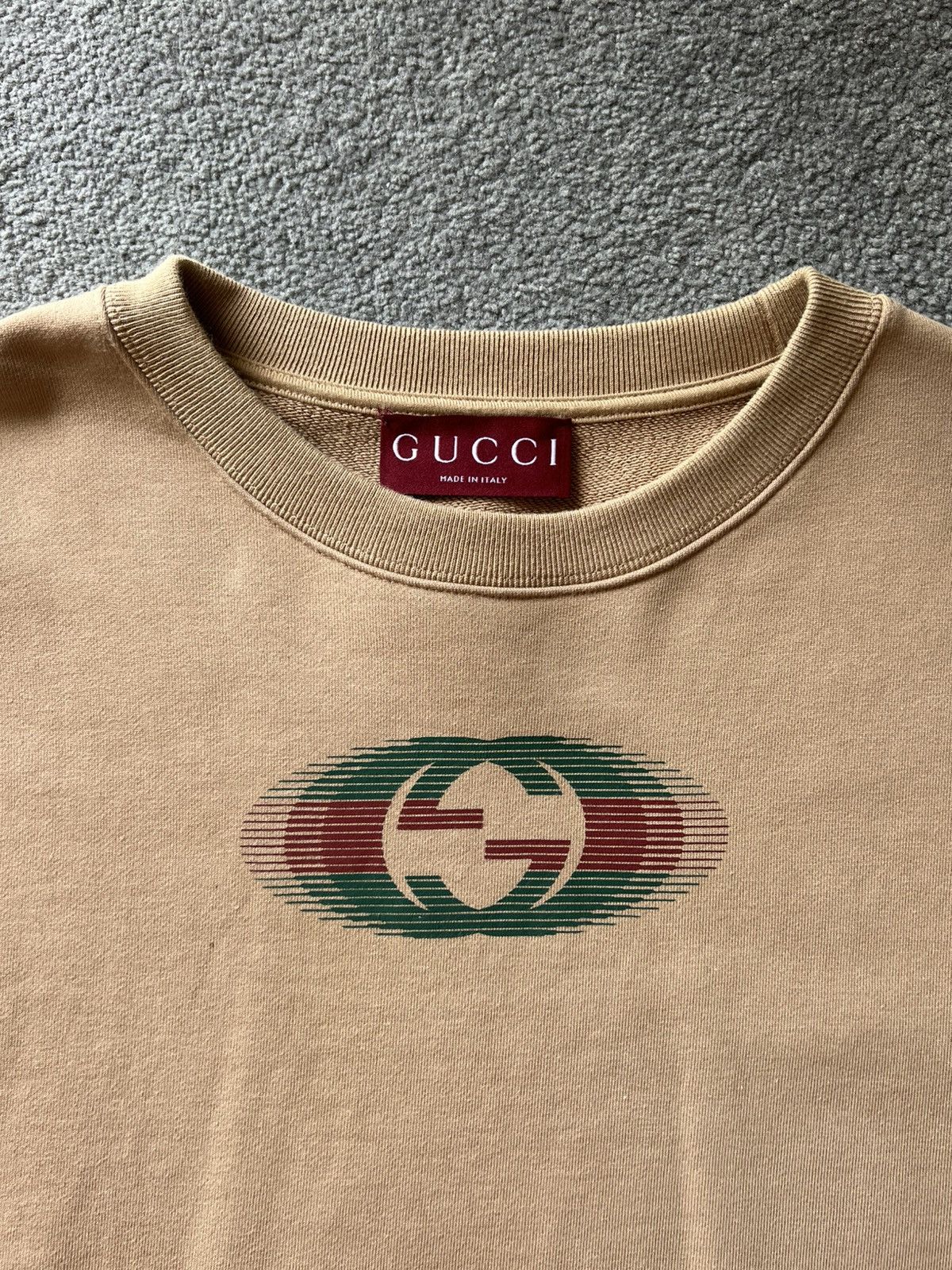 Gucci Sweatshirt Gucci Back Logo Crew Neck New Collection Size US M / EU 48-50 / 2 - 3 Thumbnail