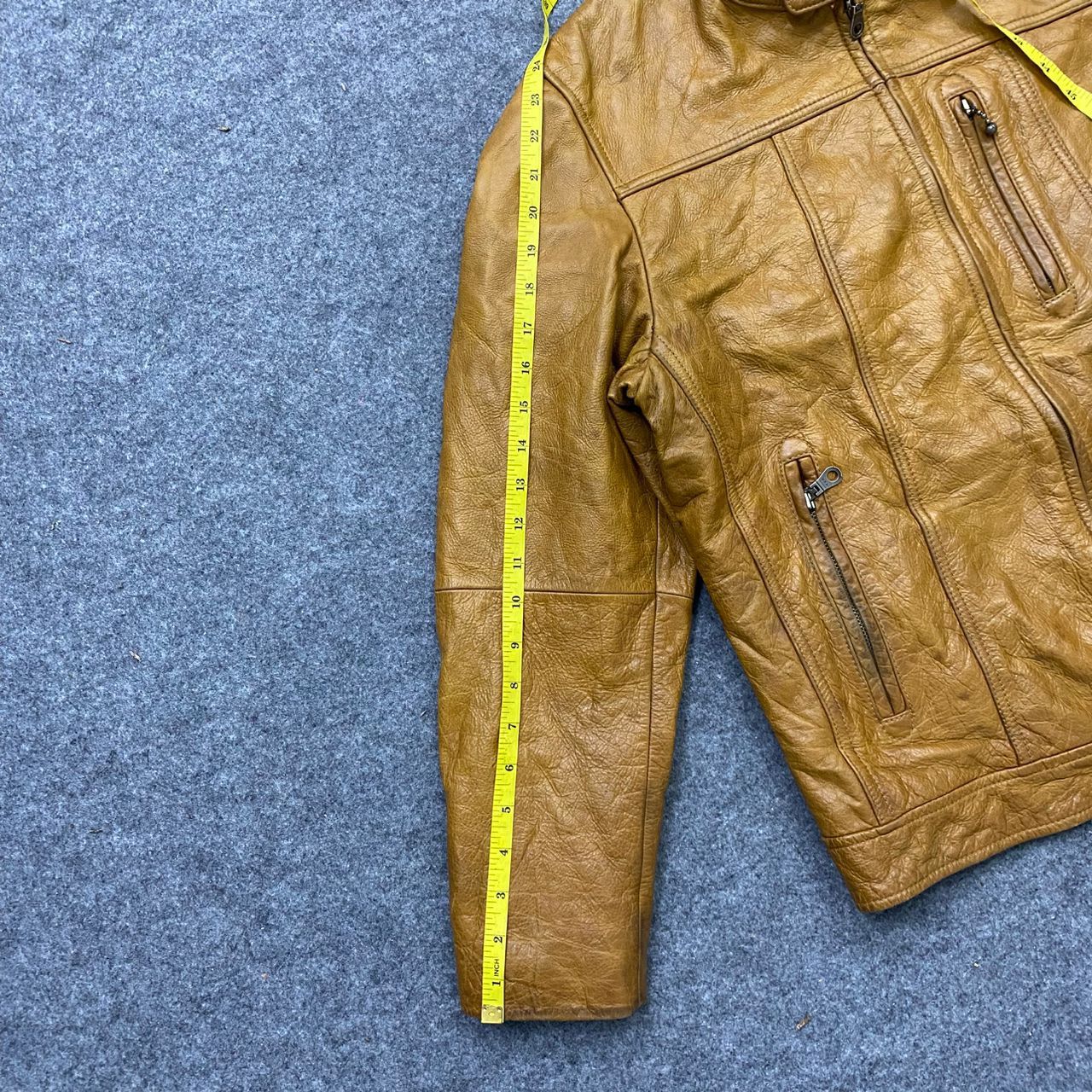 Uniqlo 💥Vintage Uniqlo Motorcycles Racing Leather Jacket Size US L / EU 52-54 / 3 - 7 Thumbnail