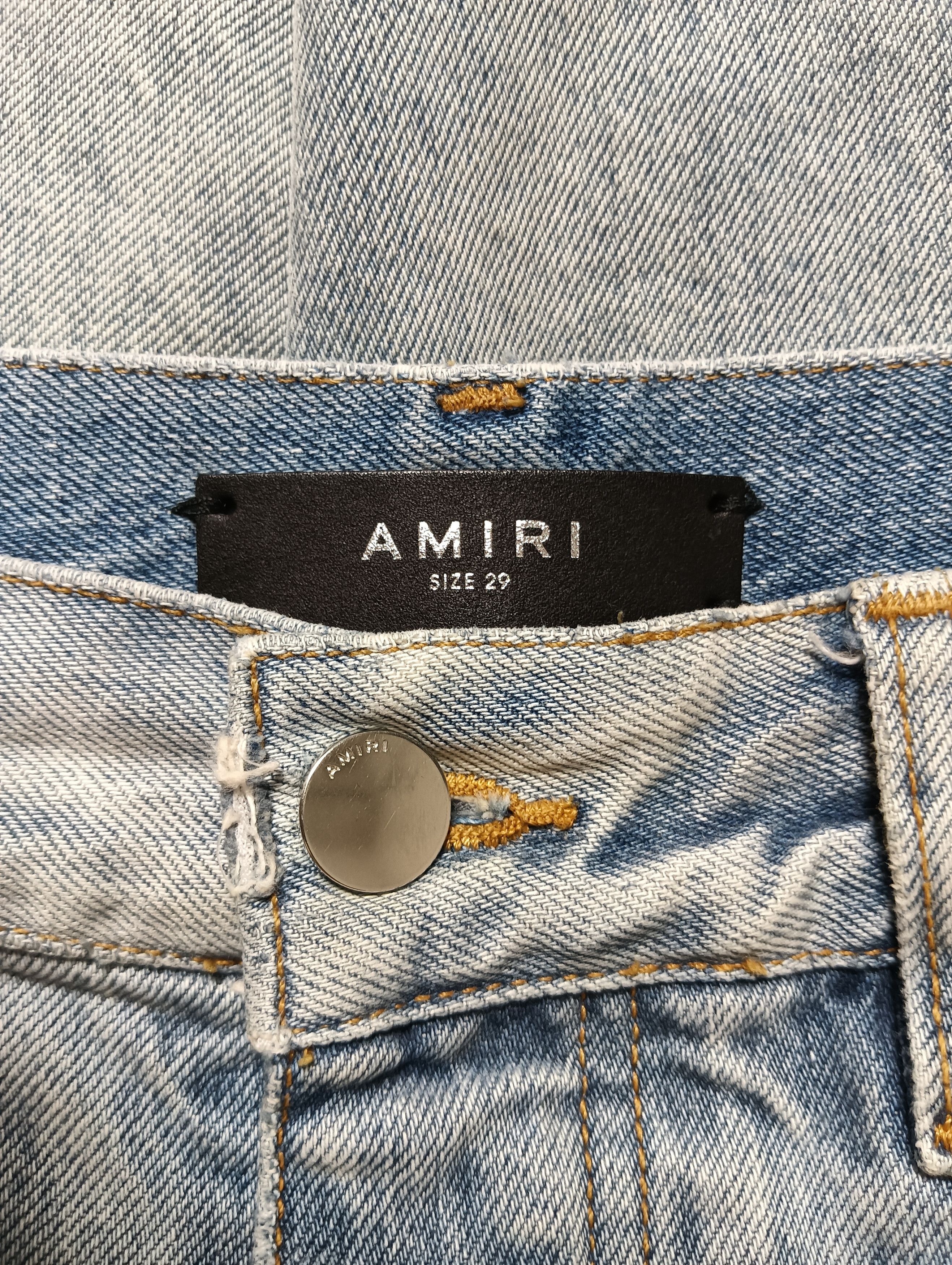 Amiri MA Bar Logo Jeans Size US 32 / EU 48 - 4 Thumbnail