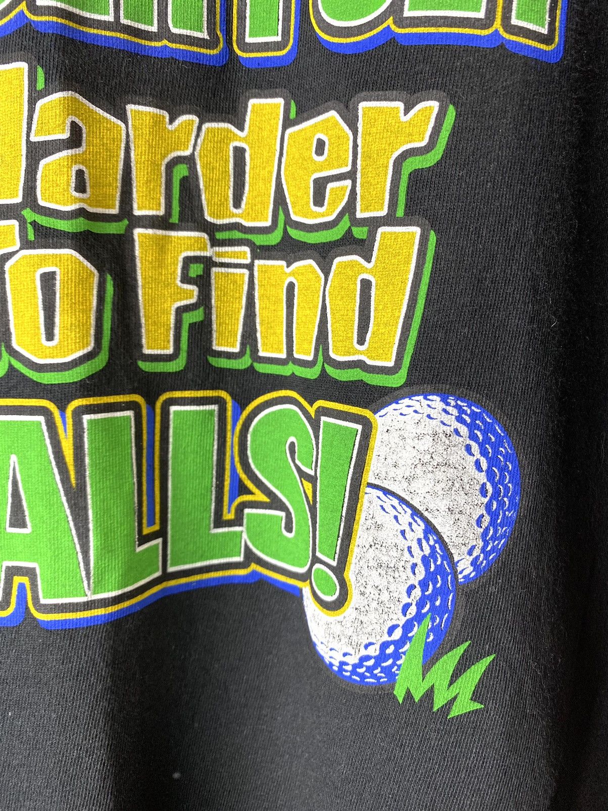 Vintage 1990’s Vintage Find My Balls Funny T Shirt Golf Polo Size US M / EU 48-50 / 2 - 3 Thumbnail