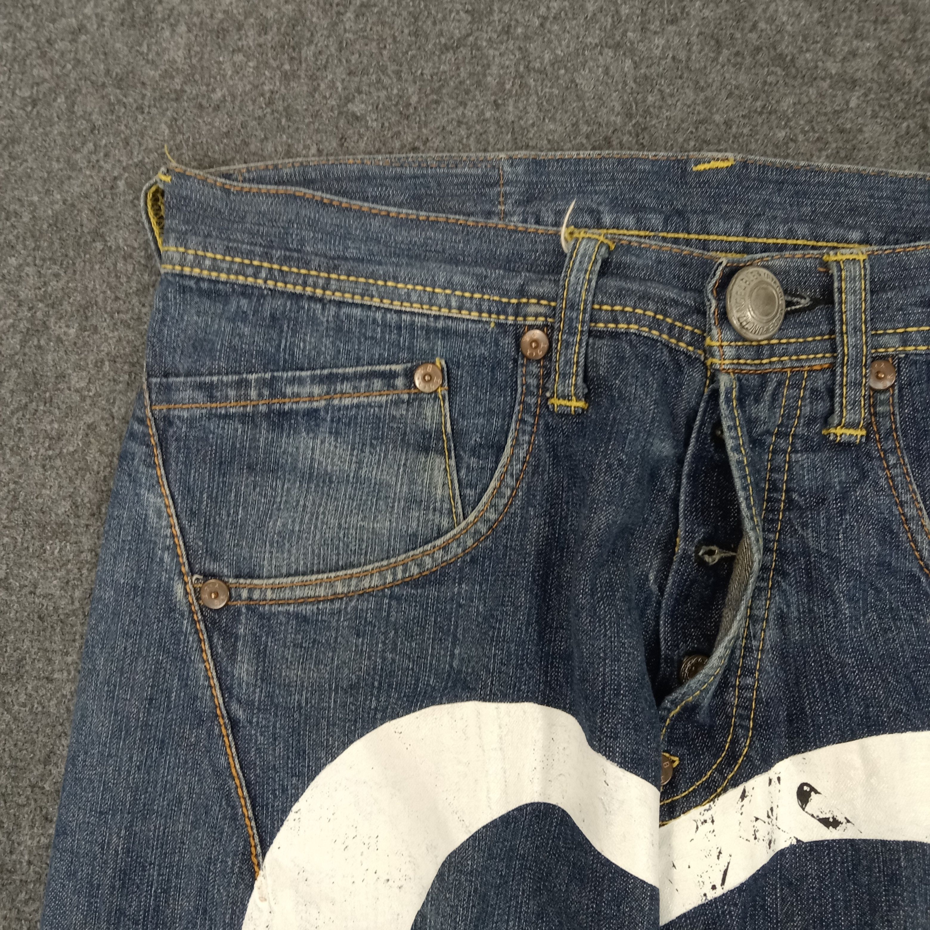 Evisu × Japanese Brand × Vintage Evisu Paris Japan Brand Daicock Custom Denim Jeans C217N10 Size US 30 / EU 46 - 3 Thumbnail