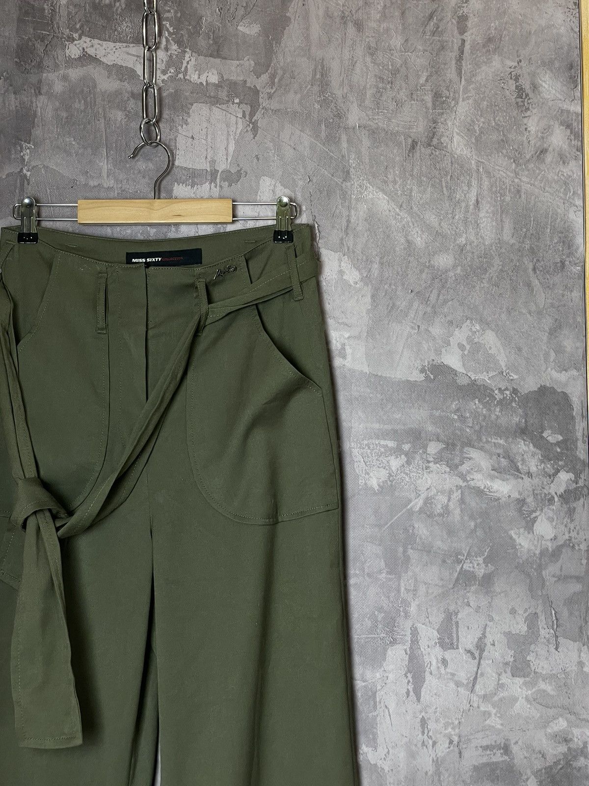 Miss Sixty Miss sixty flared belted low waisted pants y2k japanese Size 30" / US 8 / IT 44 - 3 Thumbnail