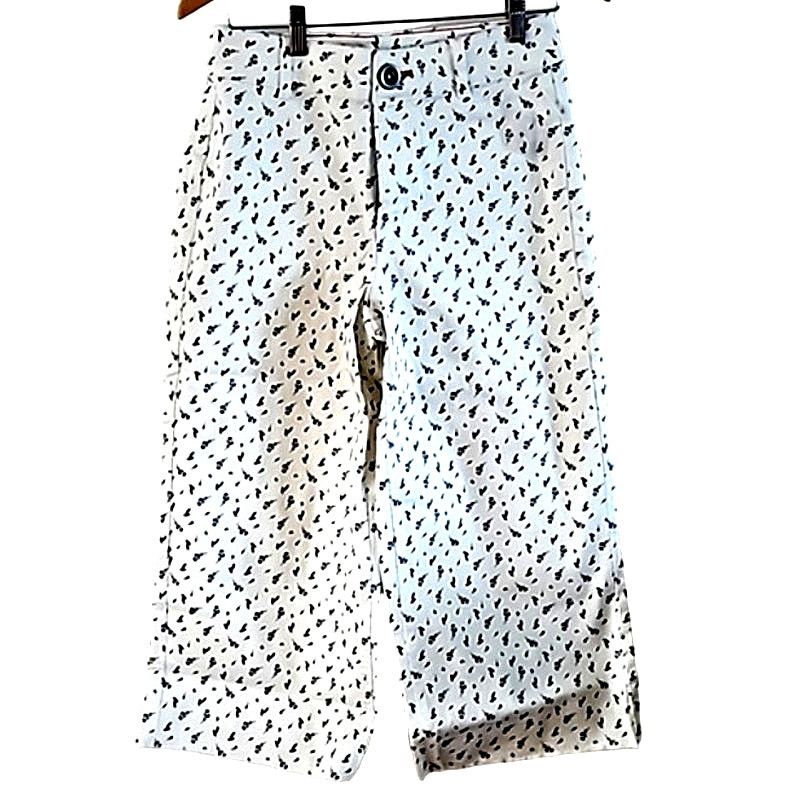 Other Peace Love World Women’s 4P Petite White Cropped Jeans Size 27" / US 4 / IT 40 - 2 Thumbnail