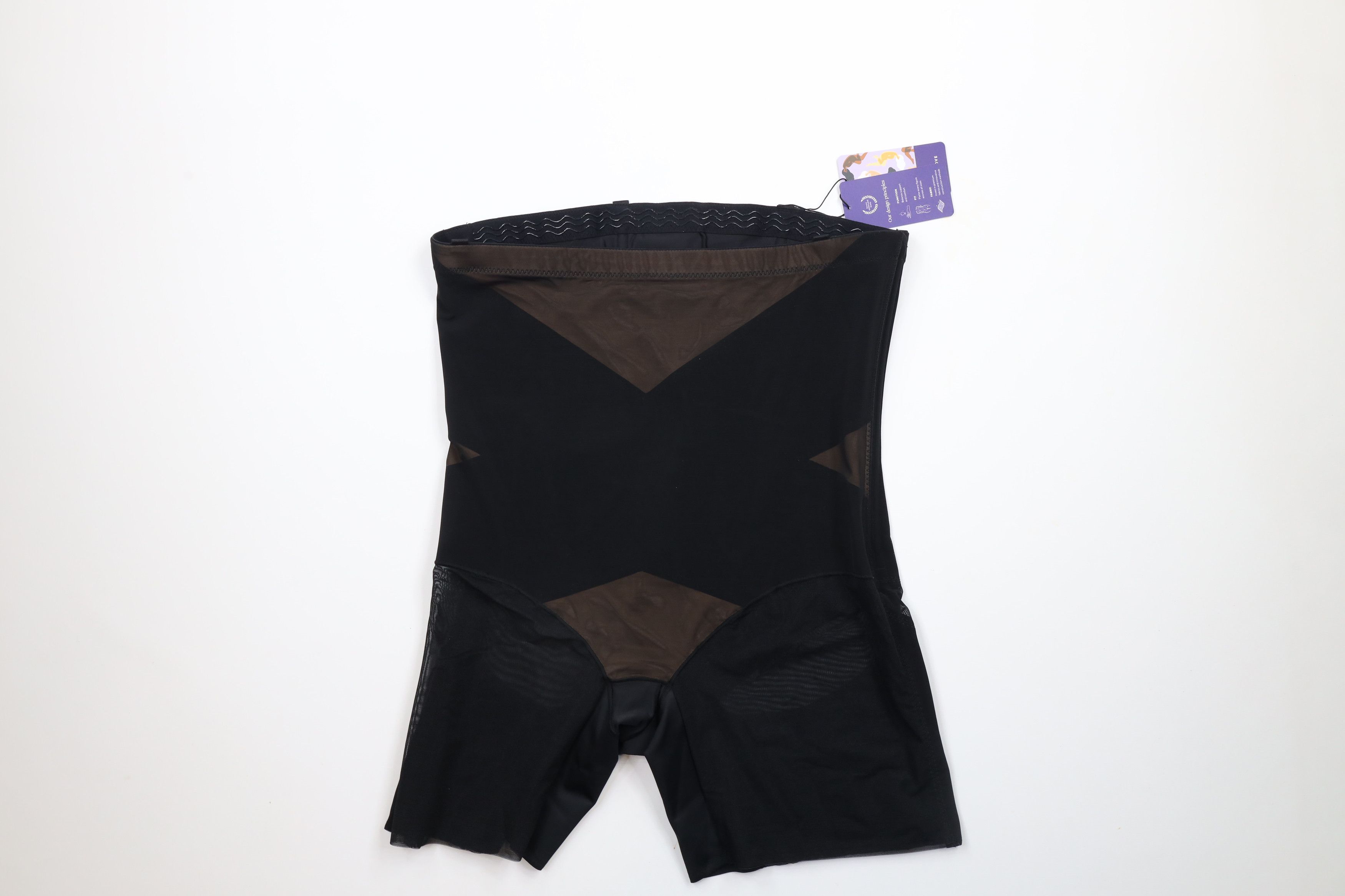 Vintage New Honeylove SuperPower Shorts Shapewear Runway Black Size 36" / US 14 / IT 50 - 1 Thumbnail