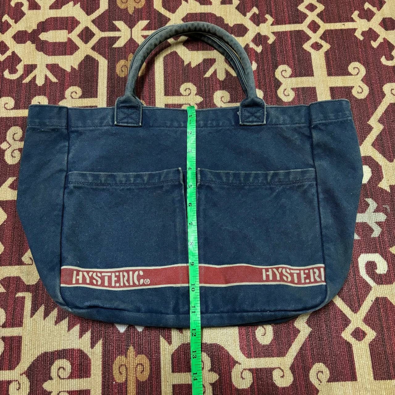 Hysteric Glamour VTG Hysteric Glamour Archive Denim Tote Bag 90s Japan Y2K Size ONE SIZE - 12 Thumbnail