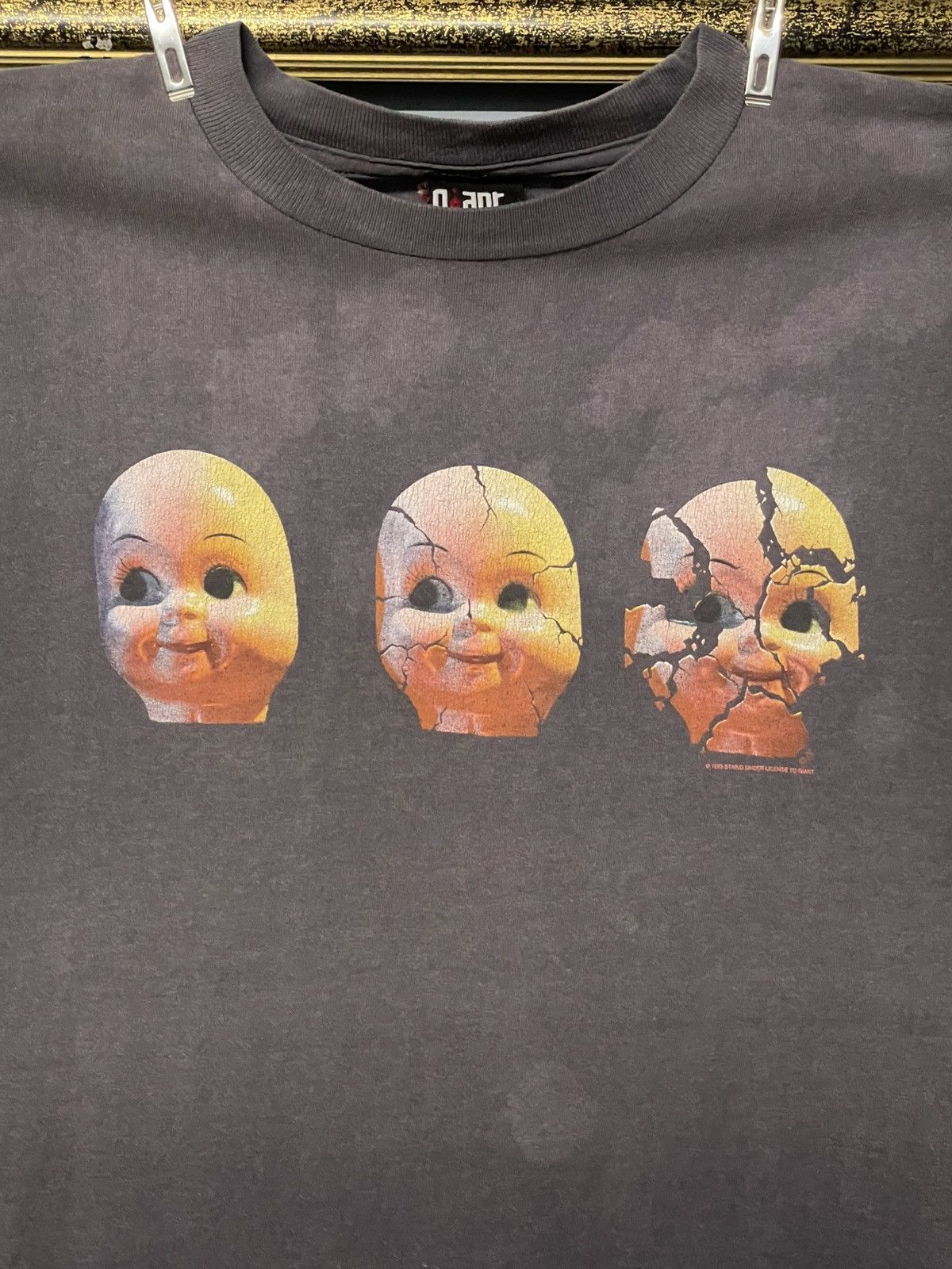 Vintage Vintage 1990s Original Staind Doll Face Sunfaded Rock Tshirt Size US M / EU 48-50 / 2 - 3 Thumbnail