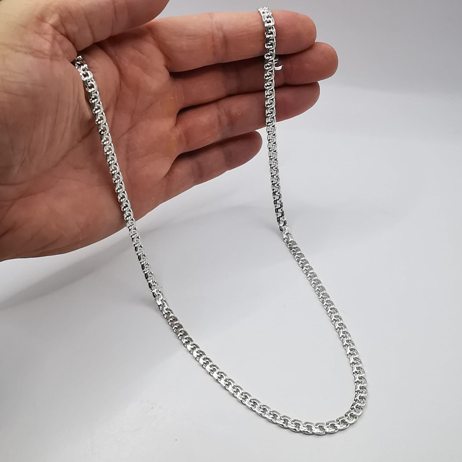 Sterling Silver Vintage Jewelry Chains,925 Sterling Silver 27,27g Size ONE SIZE - 7 Thumbnail