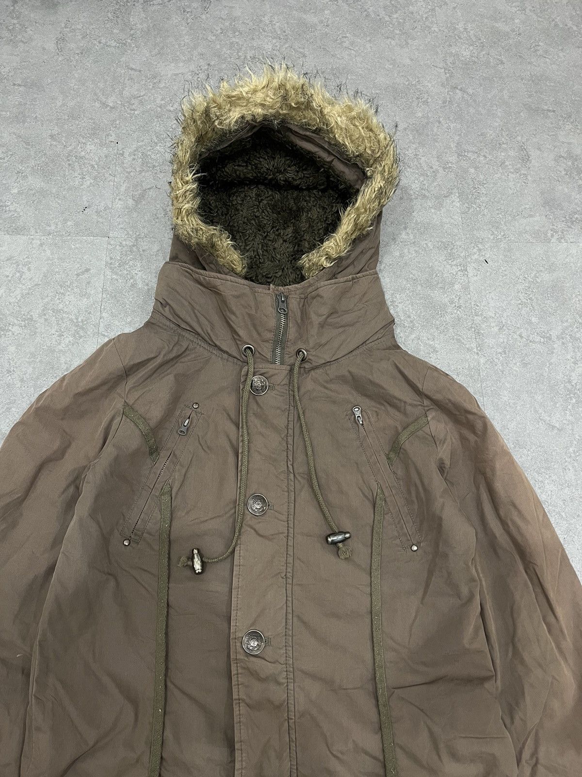 If Six Was Nine × Japanese Brand × Le Grande Bleu (L.G.B.) 2000s G.O.A Bono Jacket N3B Type Faux Fur Parka Jacket Size US M / EU 48-50 / 2 - 3 Thumbnail