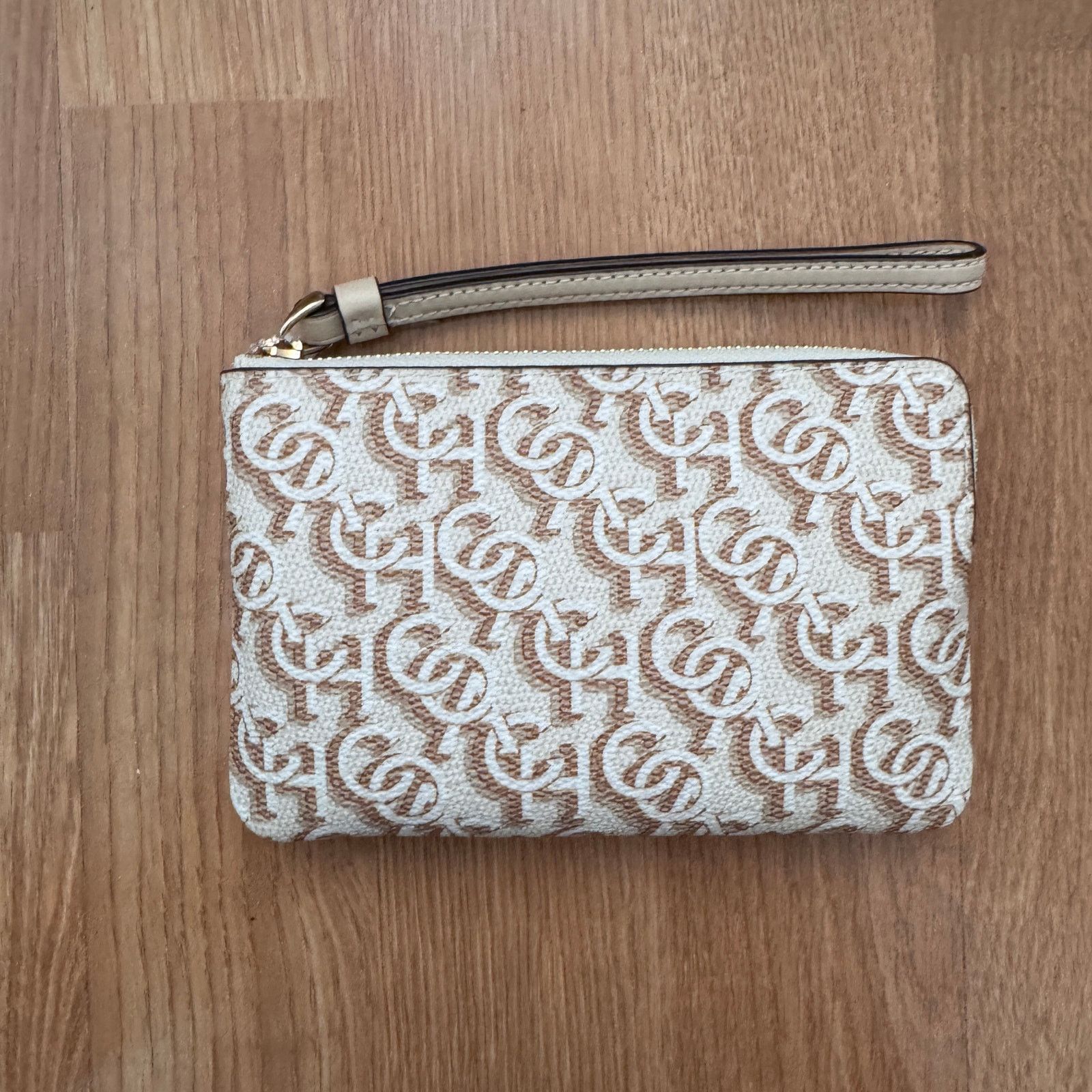 Coach Coach Corner Zip Wristlet With Coach Monogram Print CF548 Size ONE SIZE - 1 Thumbnail