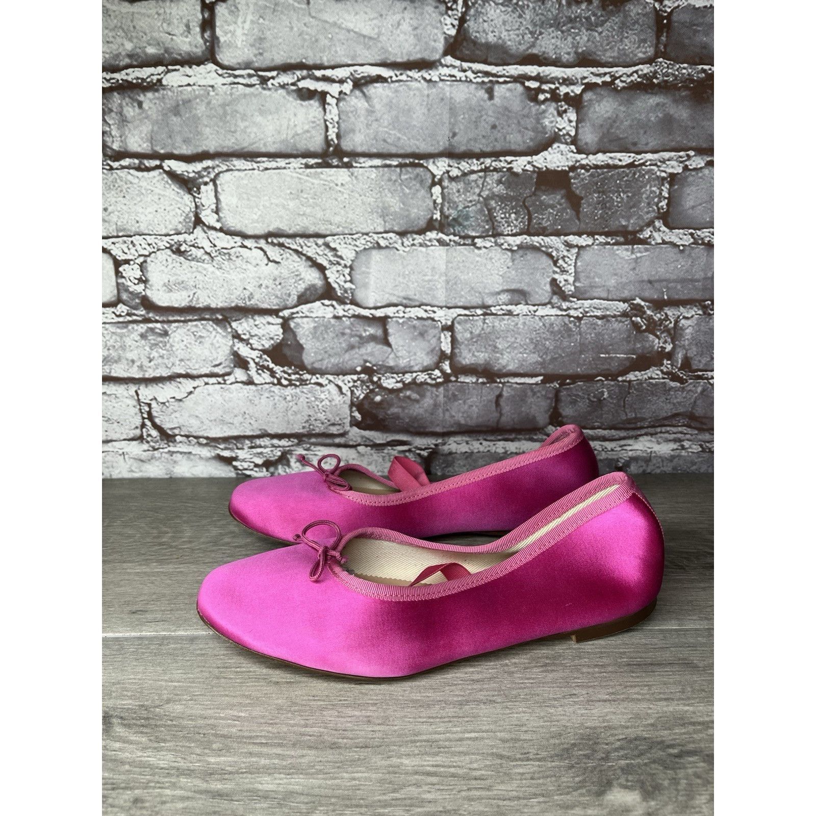 J.Crew J.Crew Factory Hot Pink Satin Silk MJ Strap Ballet Flats Wom Size US 7.5 / IT 37.5 - 14 Thumbnail