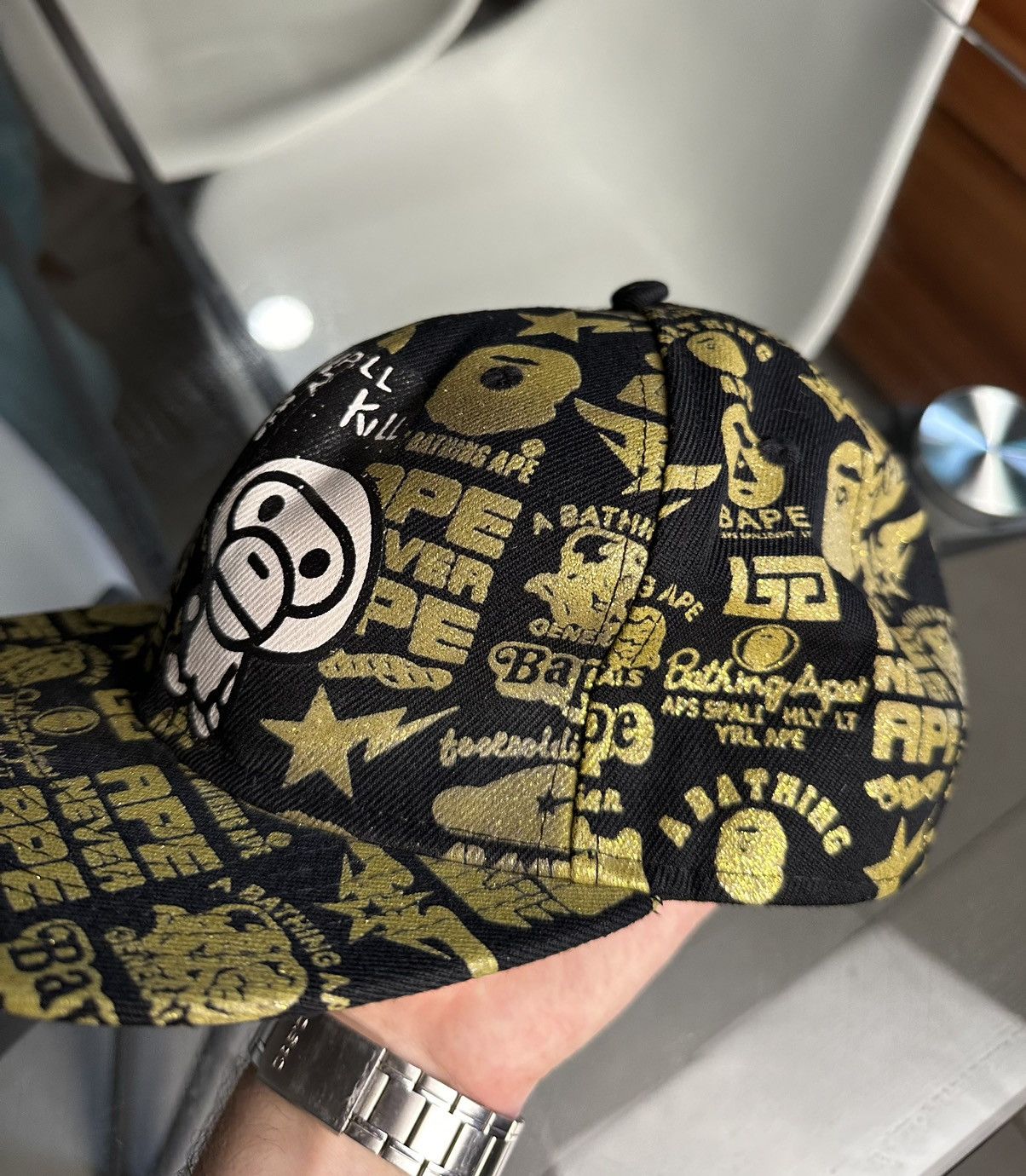 Aape Vintage AAPE by Bape Snapback Cap Size ONE SIZE - 2 Thumbnail