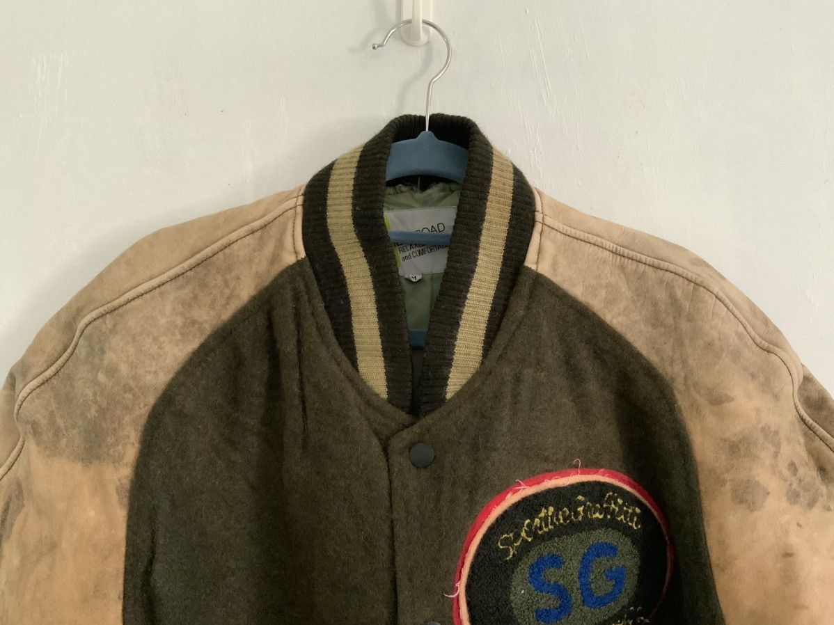 Genuine Leather Vintage Silk Road Wool Leather Rusty Varsity Jacket Size US M / EU 48-50 / 2 - 4 Thumbnail