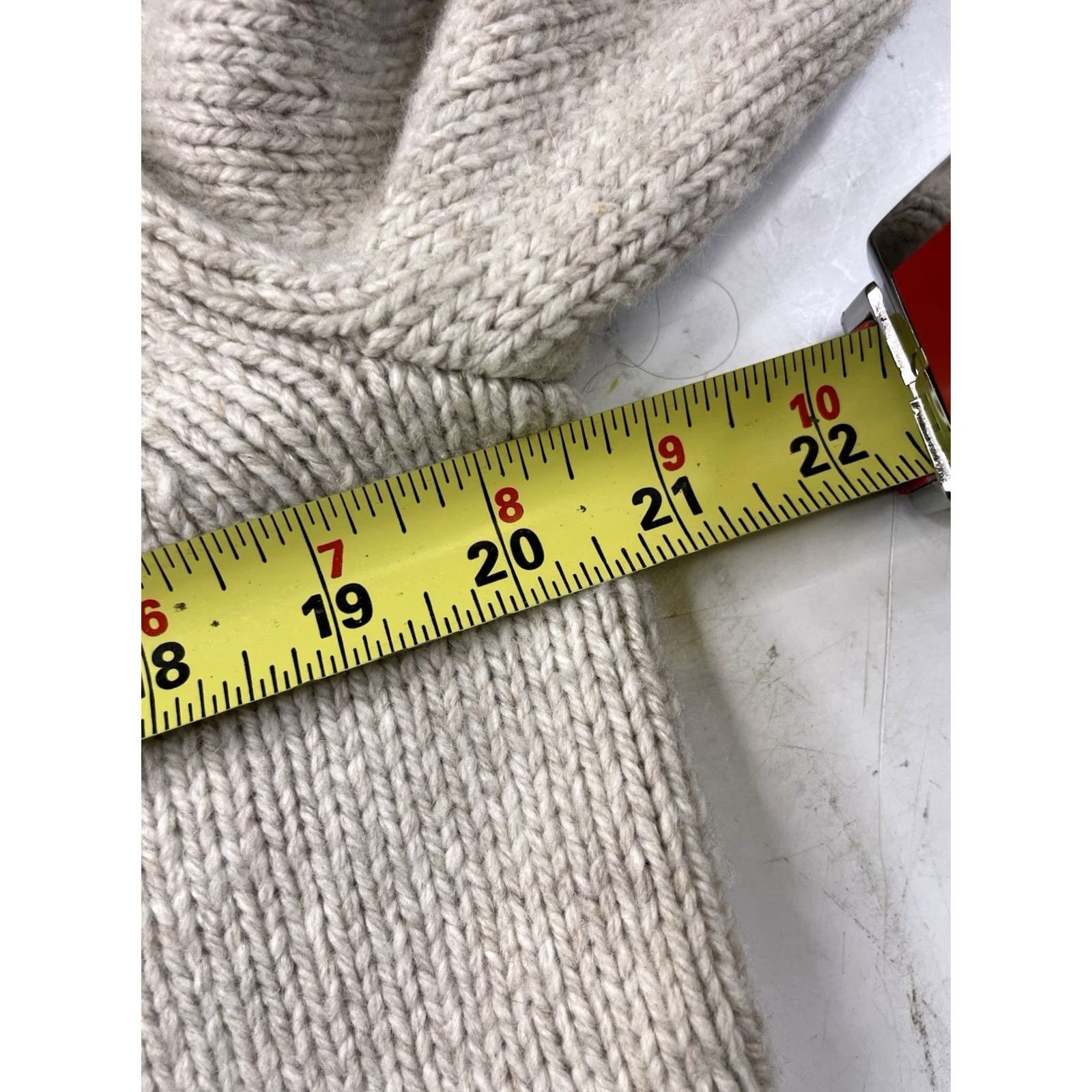 J.Crew VINTAGE J.CREW Cardigan Knit Wool Blend Shawl Collar Medium Beige Mens M Sweater Size US M / EU 48-50 / 2 - 6 Thumbnail